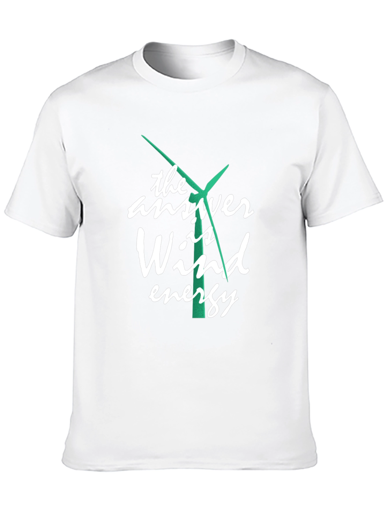Wind Energy Graphic Tee - Sustainable Power T-Shirt