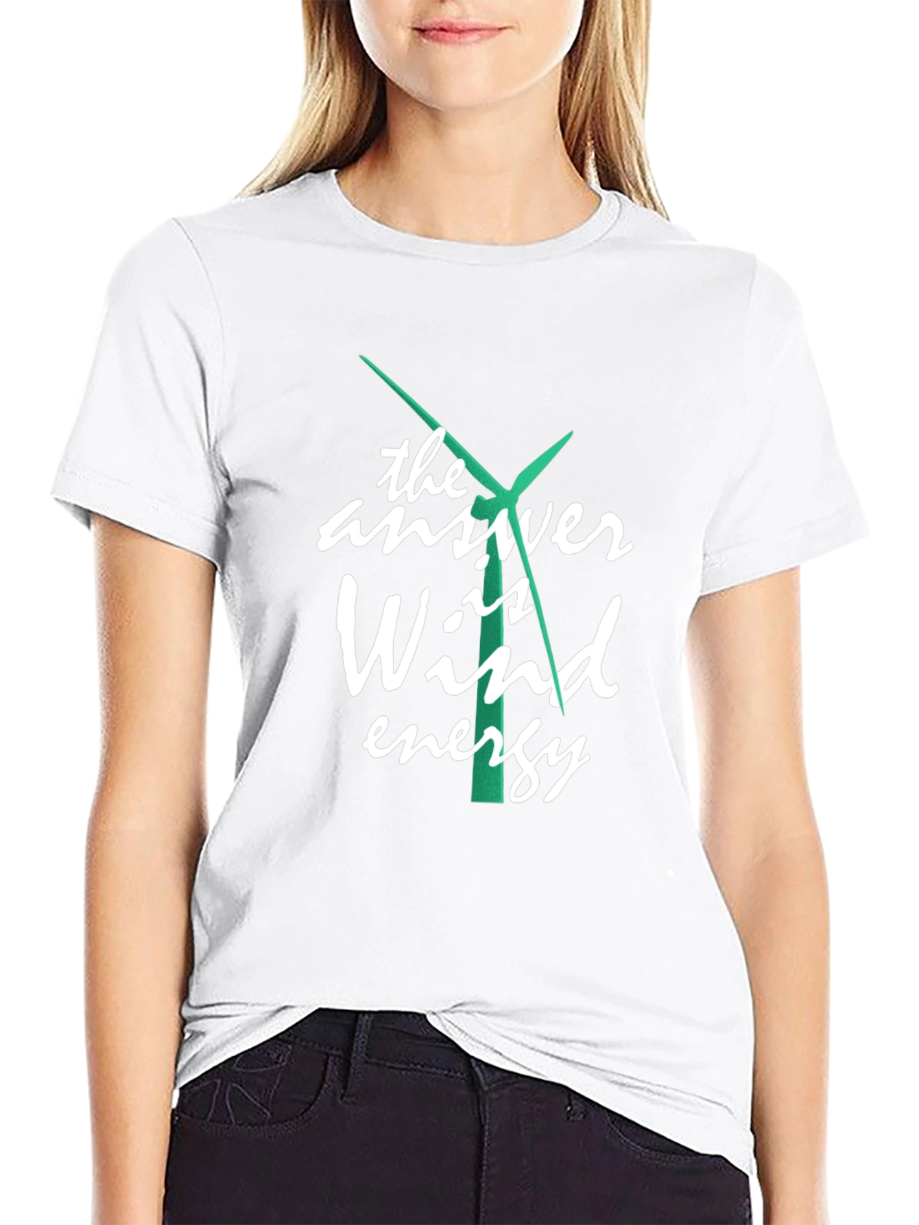 Wind Energy Graphic Tee - Sustainable Power T-Shirt