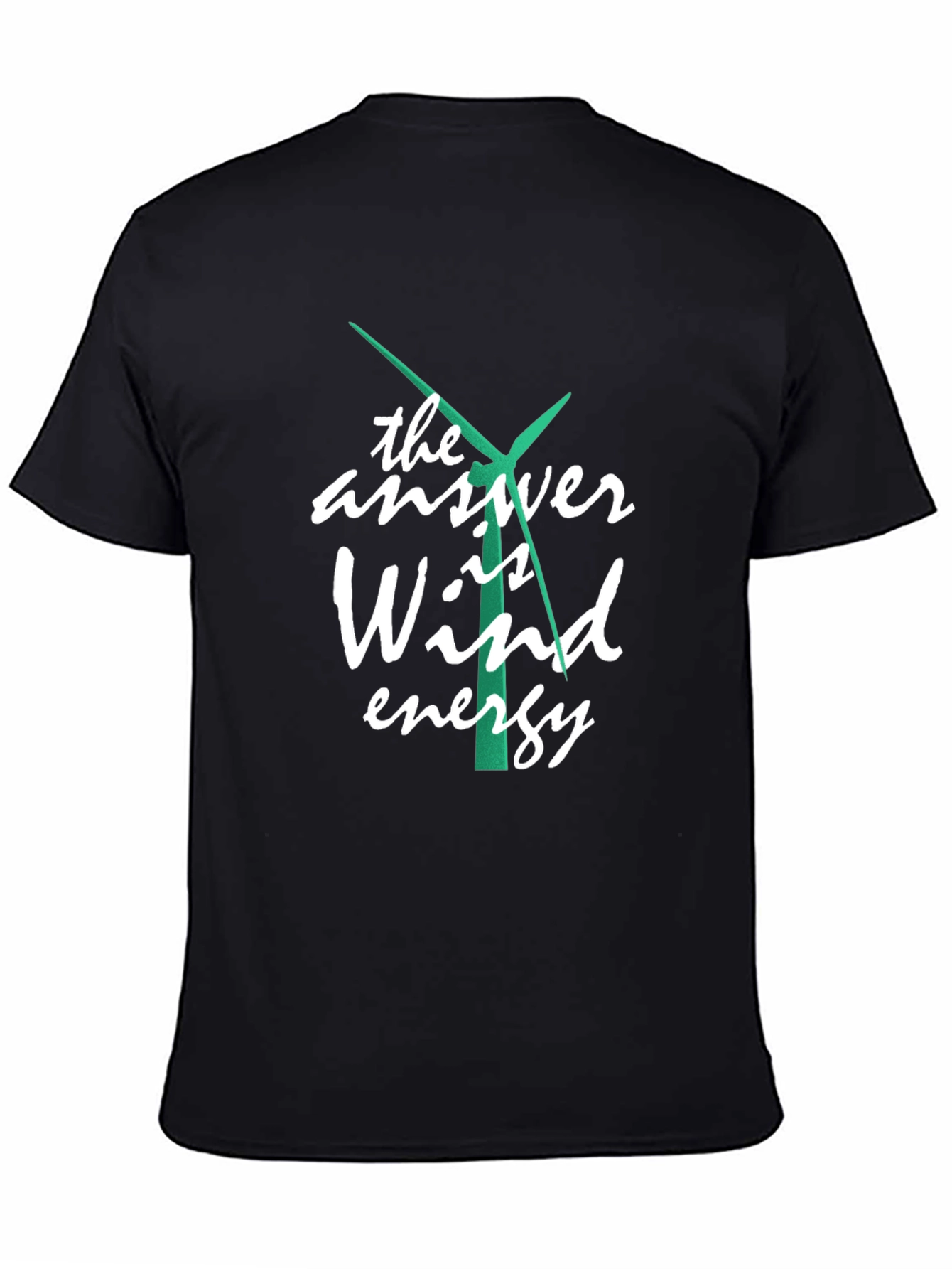 Wind Energy Graphic Tee - Sustainable Power T-Shirt
