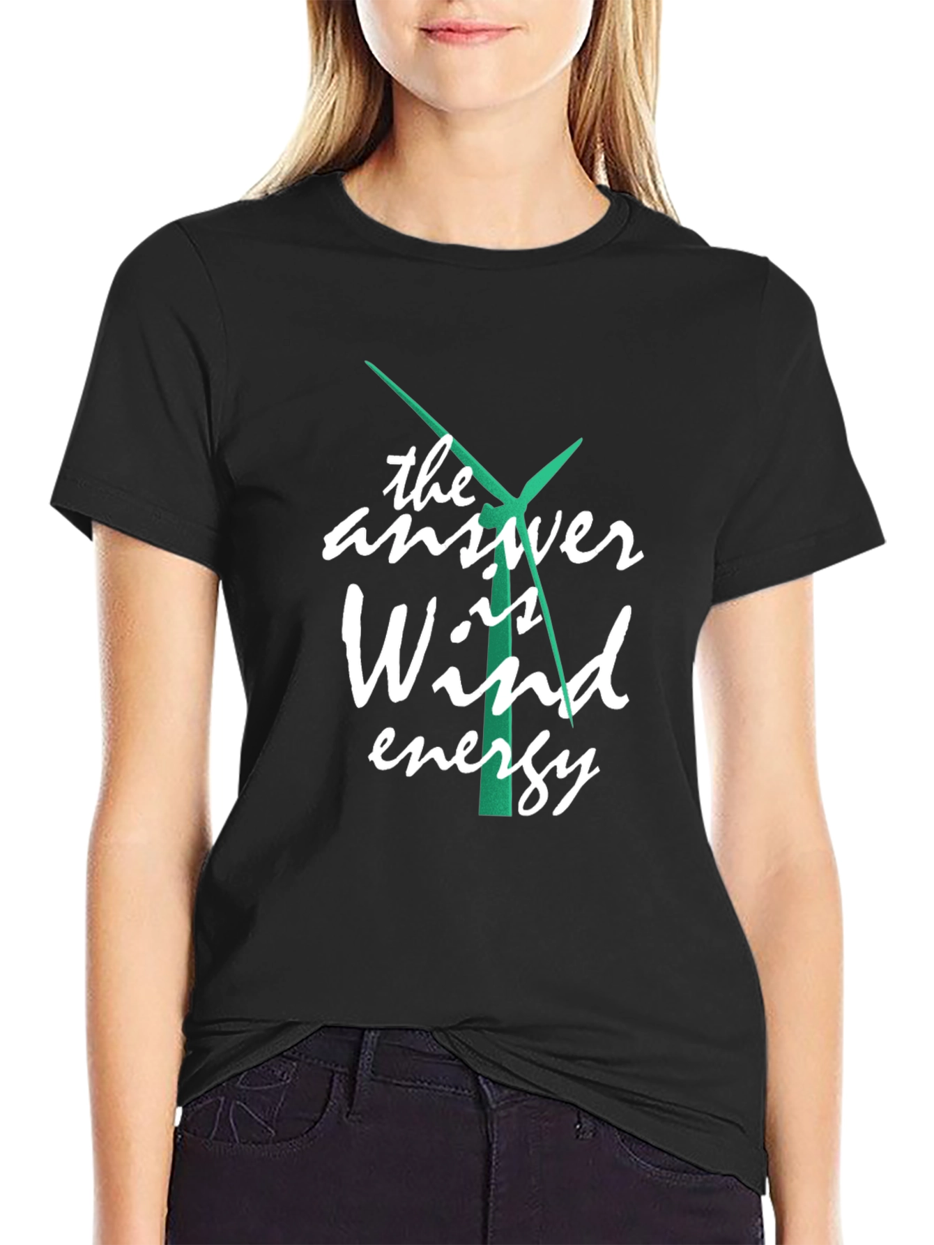 Wind Energy Graphic Tee - Sustainable Power T-Shirt