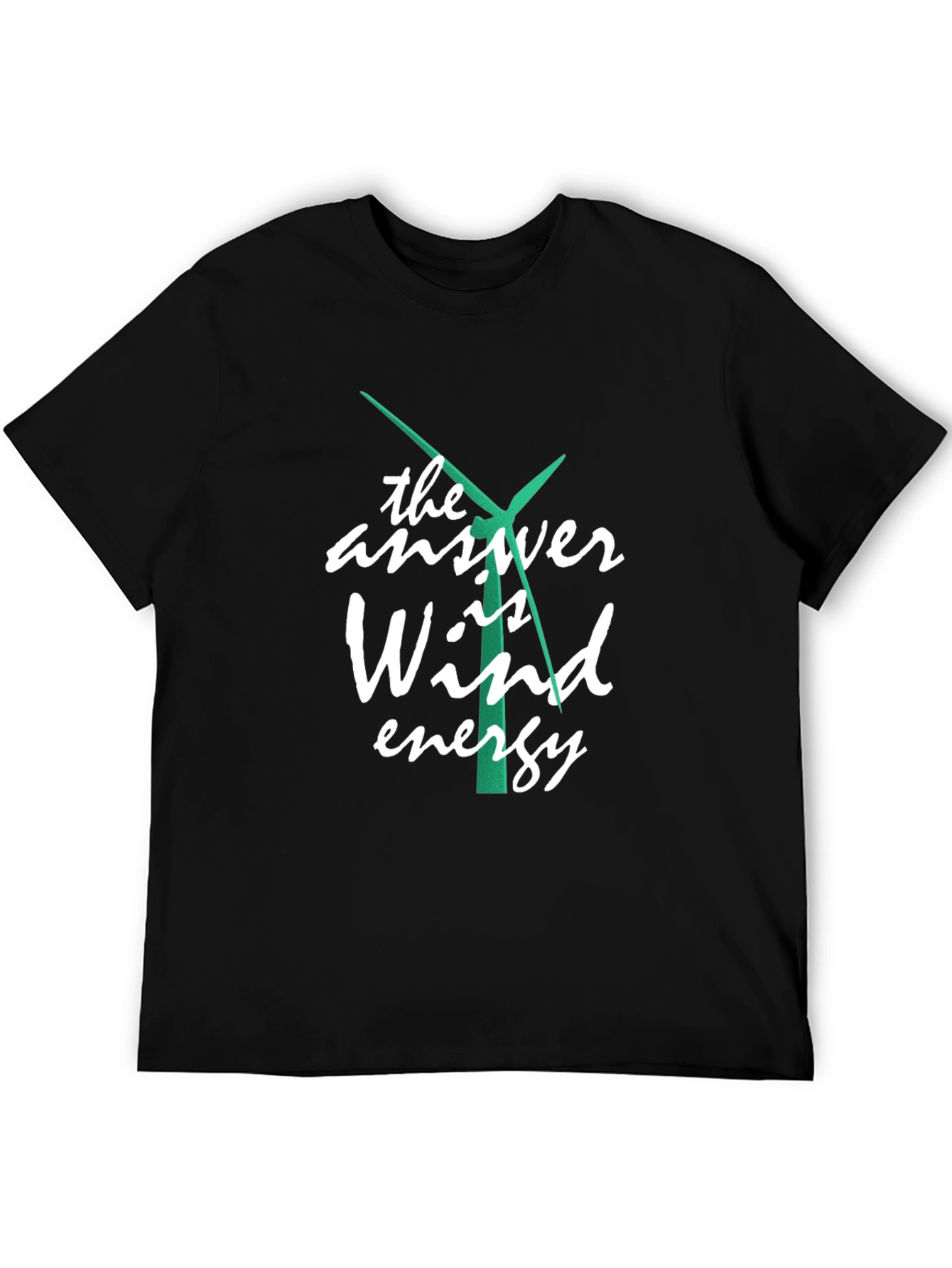 Wind Energy Graphic Tee - Sustainable Power T-Shirt