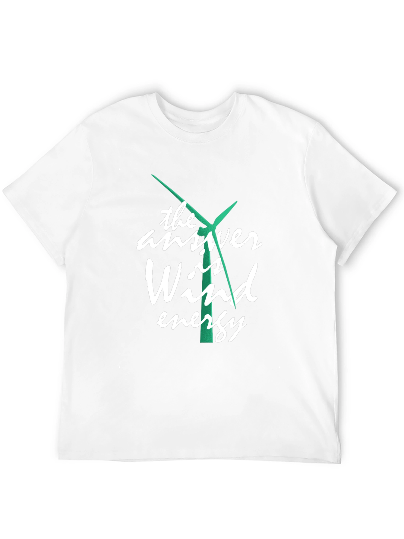 Wind Energy Graphic Tee - Sustainable Power T-Shirt
