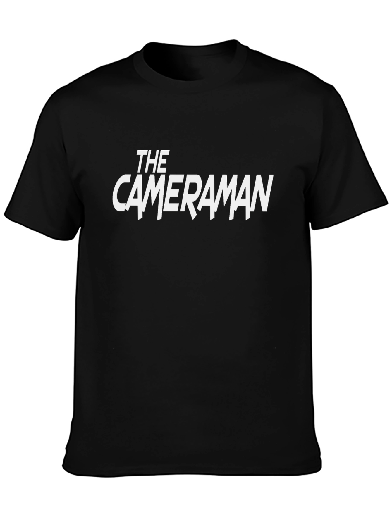 The Cameraman Black Graphic Tee