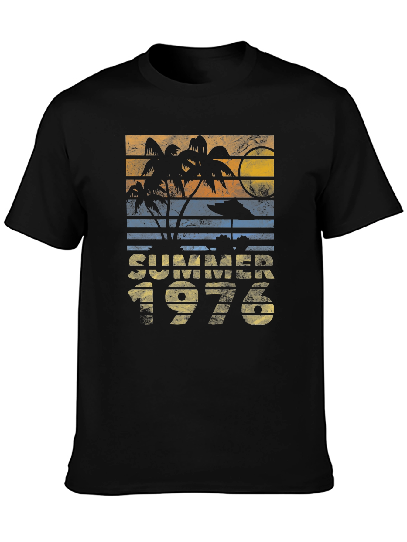 Retro Summer 1976 Palm Tree T-Shirt