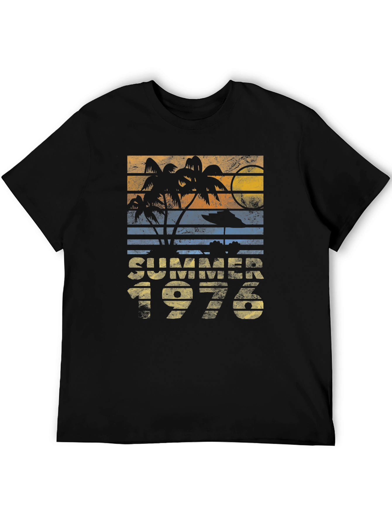 Retro Summer 1976 Palm Tree T-Shirt