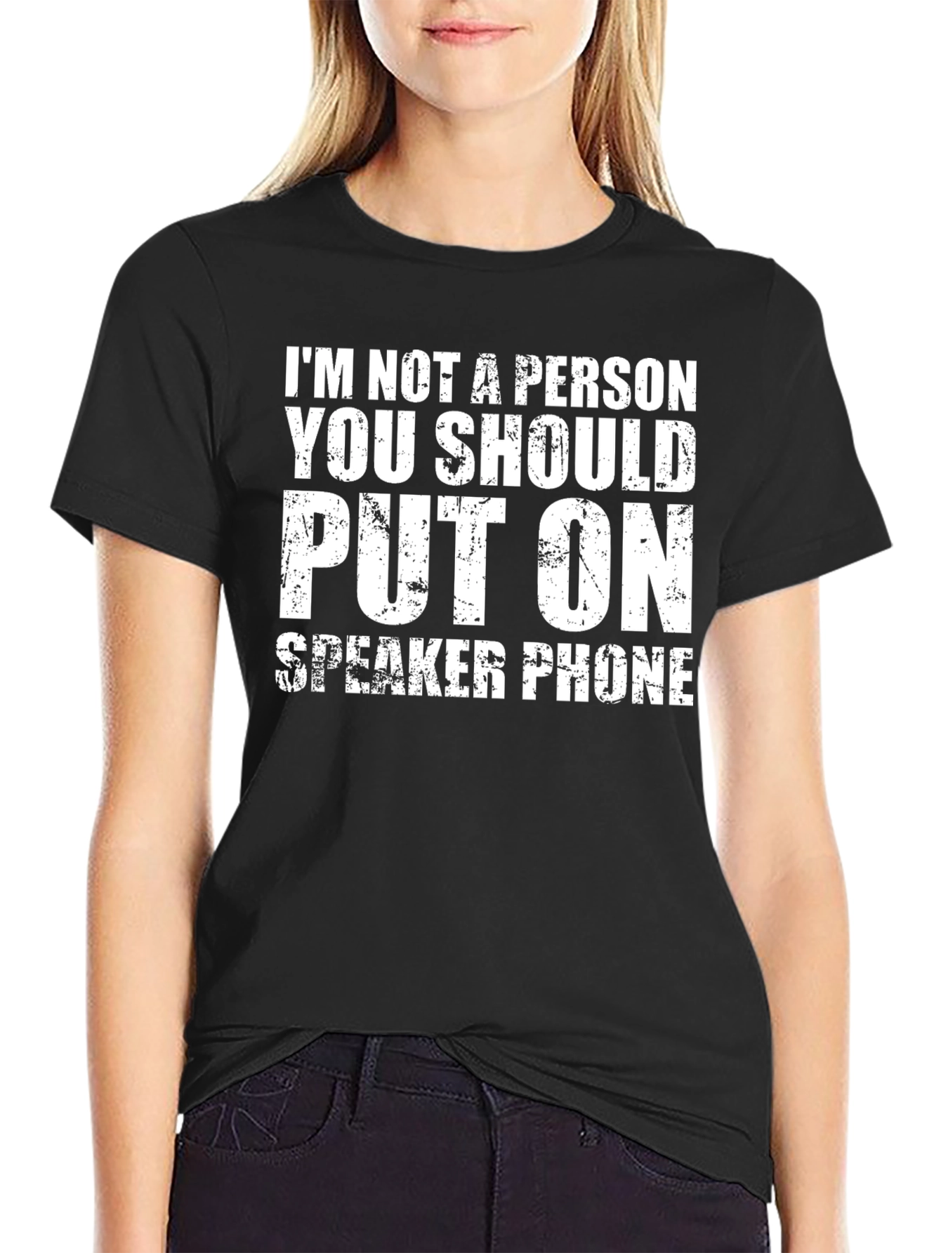 Speaker Phone T-Shirt - Funny Novelty Tee