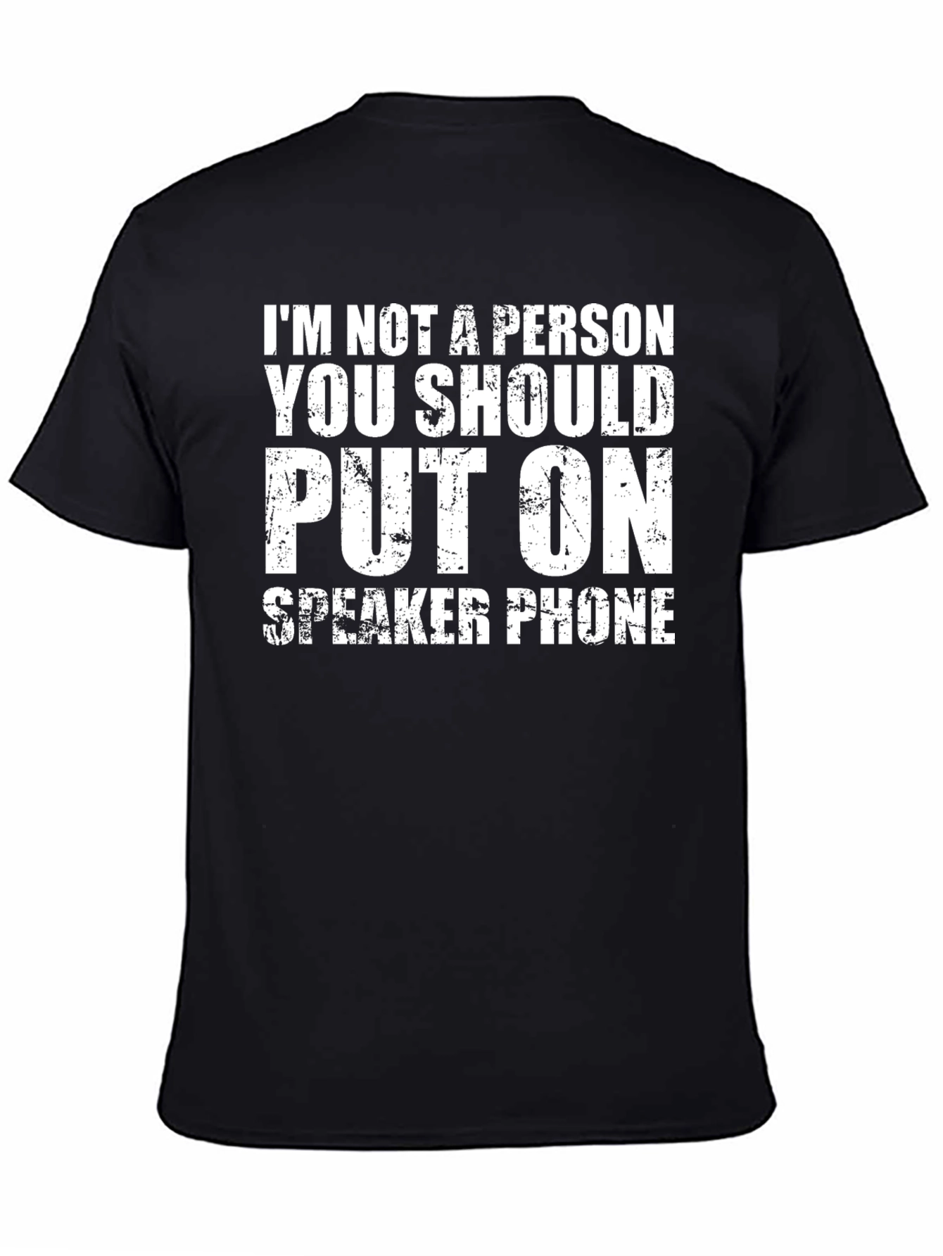 Speaker Phone T-Shirt - Funny Novelty Tee