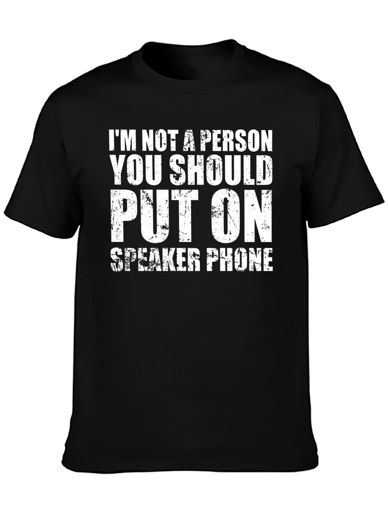 Speaker Phone T-Shirt - Funny Novelty Tee