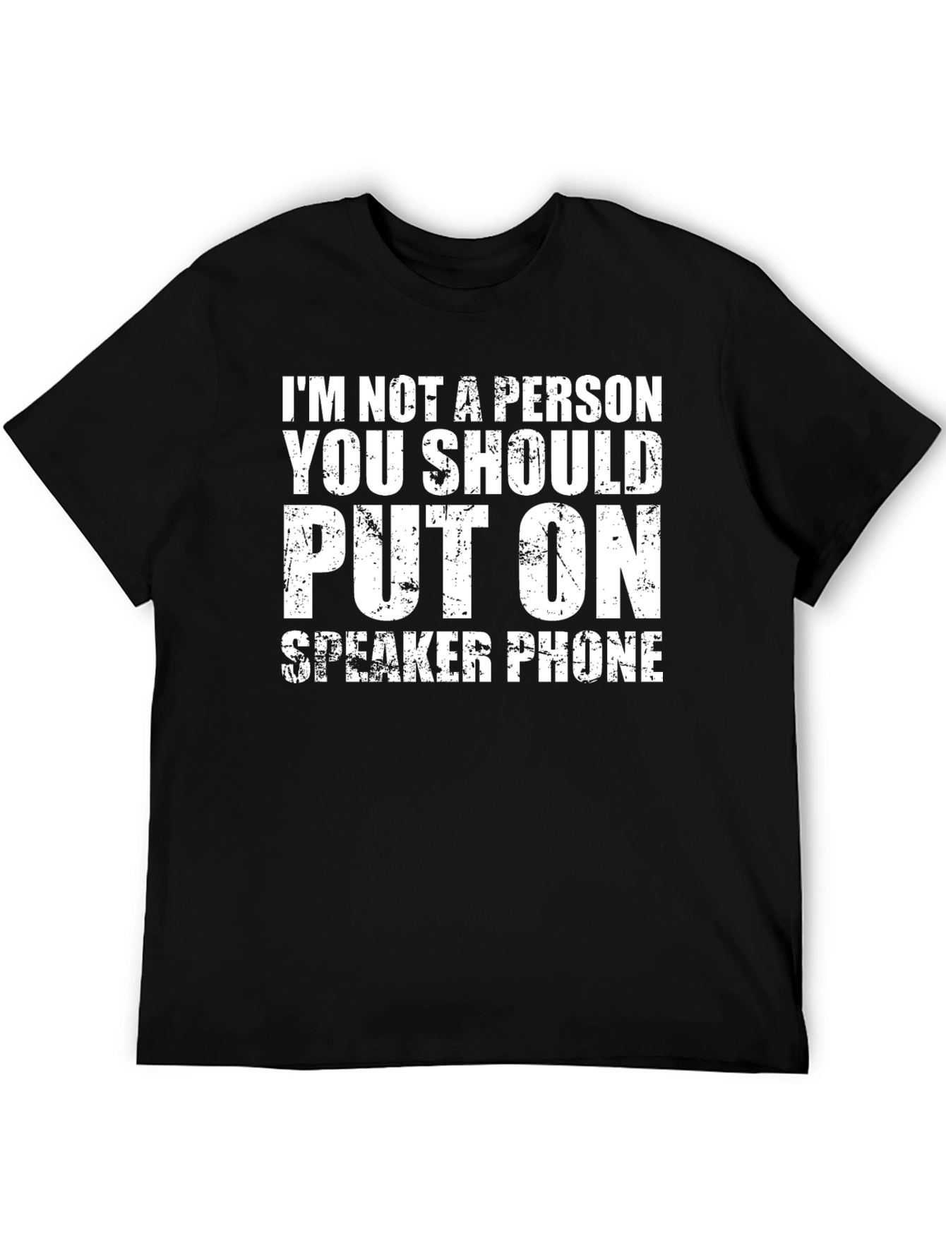 Speaker Phone T-Shirt - Funny Novelty Tee