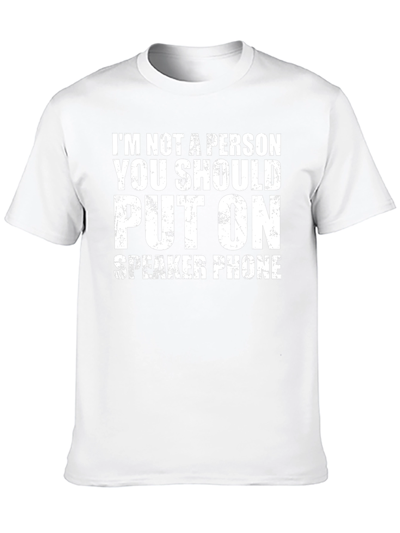 Speaker Phone T-Shirt - Funny Novelty Tee
