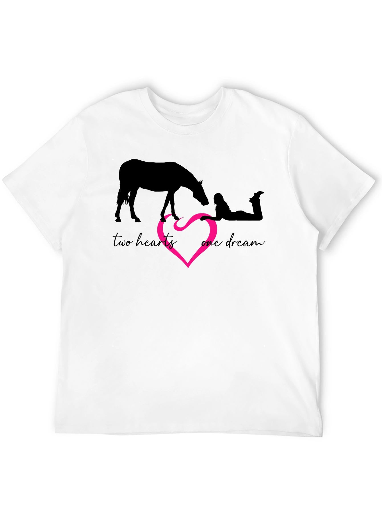 Two Hearts One Dream Horse Lover T-Shirt