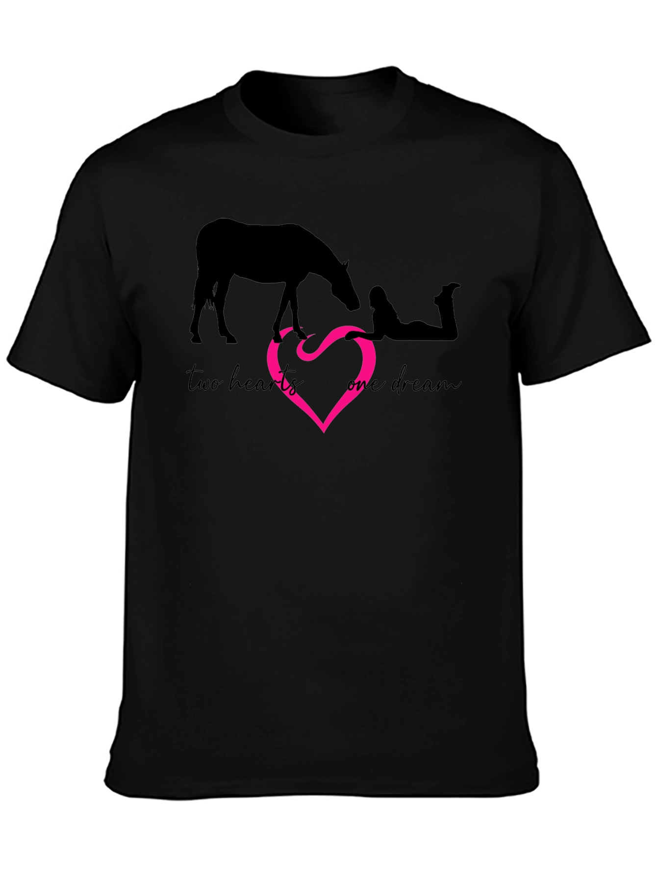 Two Hearts One Dream Horse Lover T-Shirt