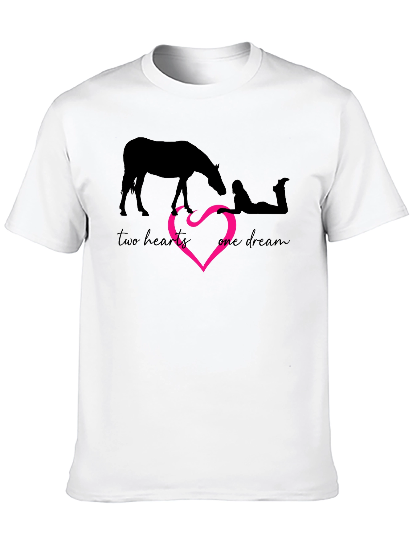 Two Hearts One Dream Horse Lover T-Shirt