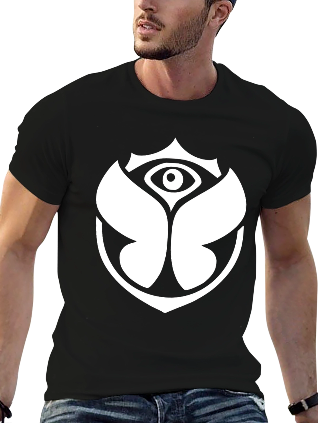 Tomorrowland Logo T-Shirt - Black Graphic Tee