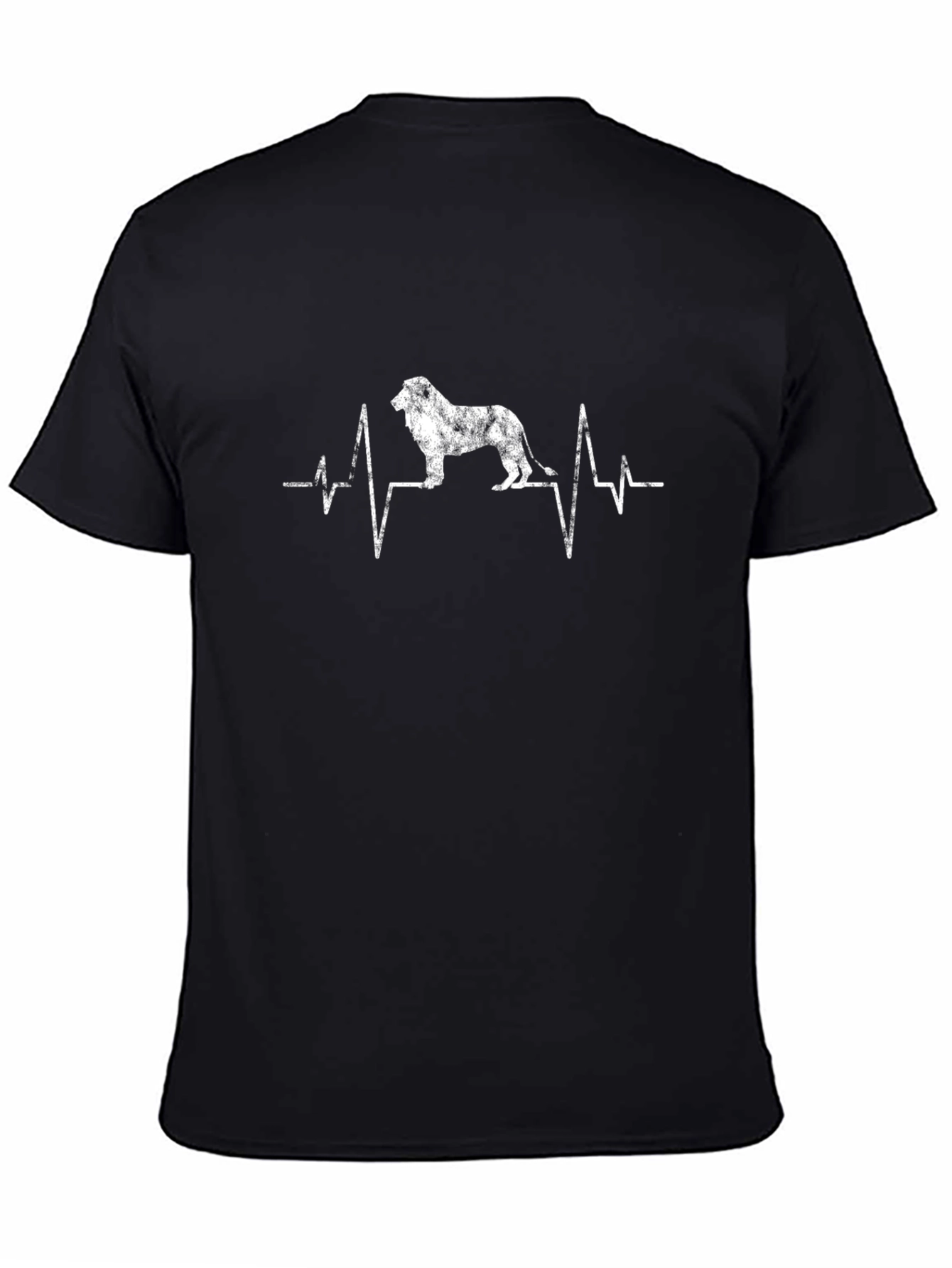 Dog Breed Heartbeat T-Shirt - Black