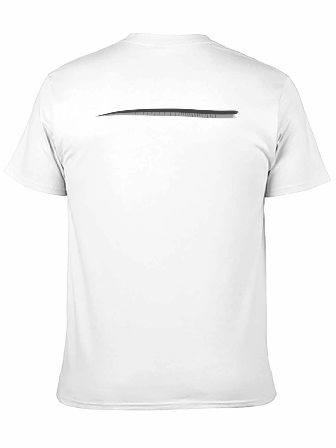 Black T-Shirt with Gray Detail