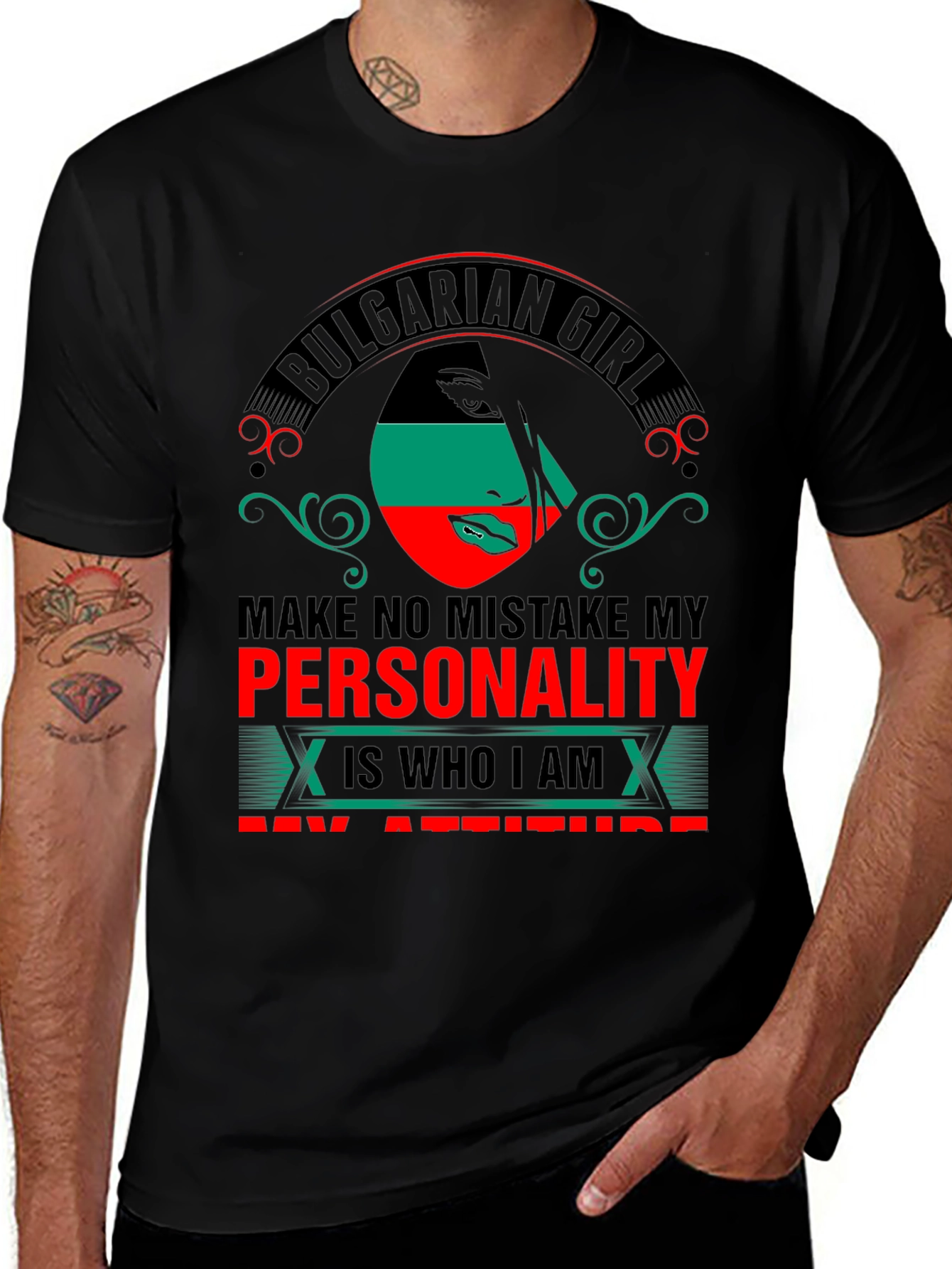 Bulgarian Girl Personality Attitude T-Shirt