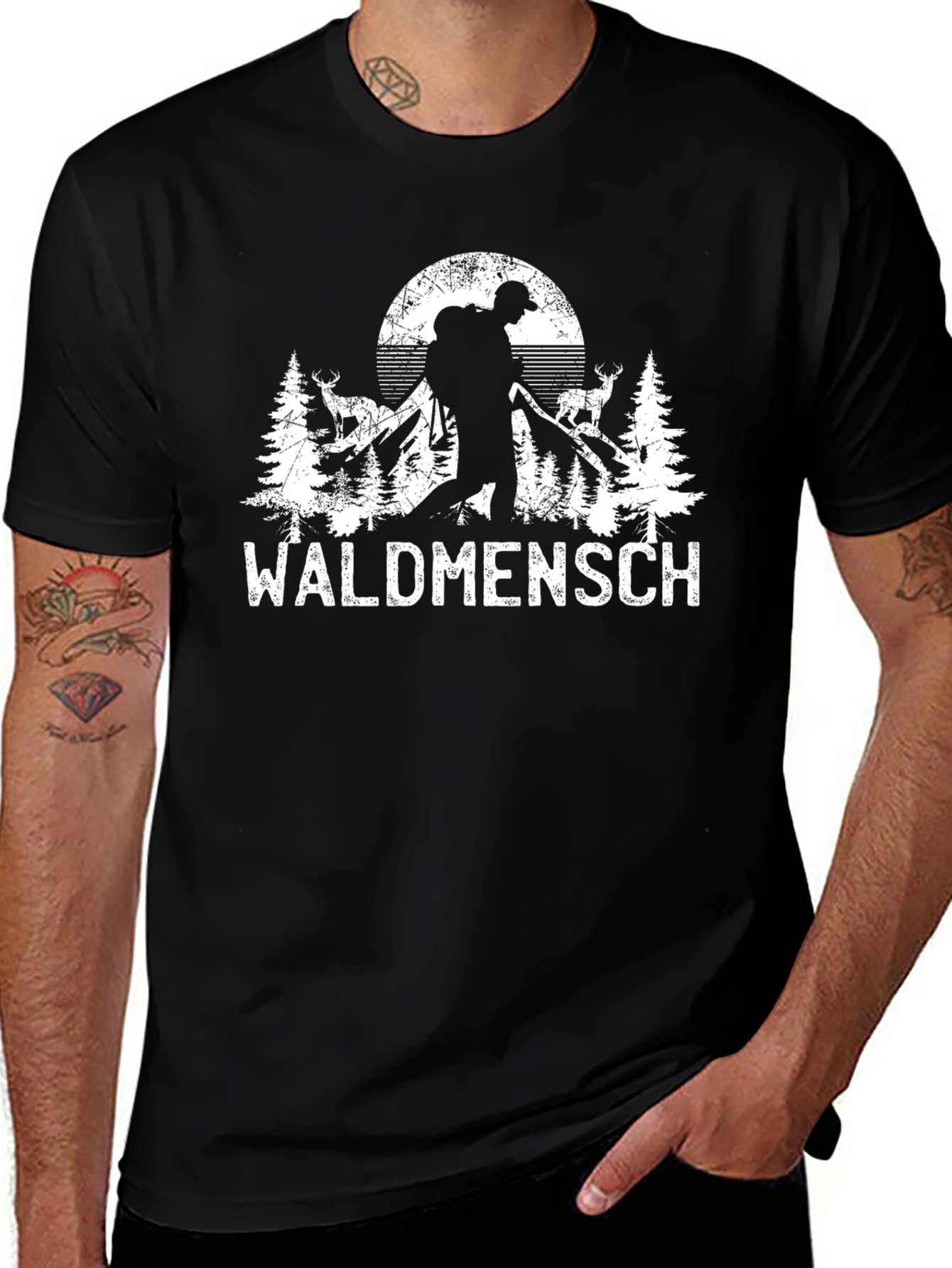 Waldmensch Hiking T-Shirt - Outdoor Adventure Tee