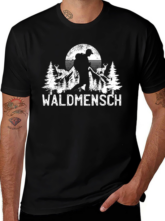Waldmensch Hiking T-Shirt - Outdoor Adventure Tee