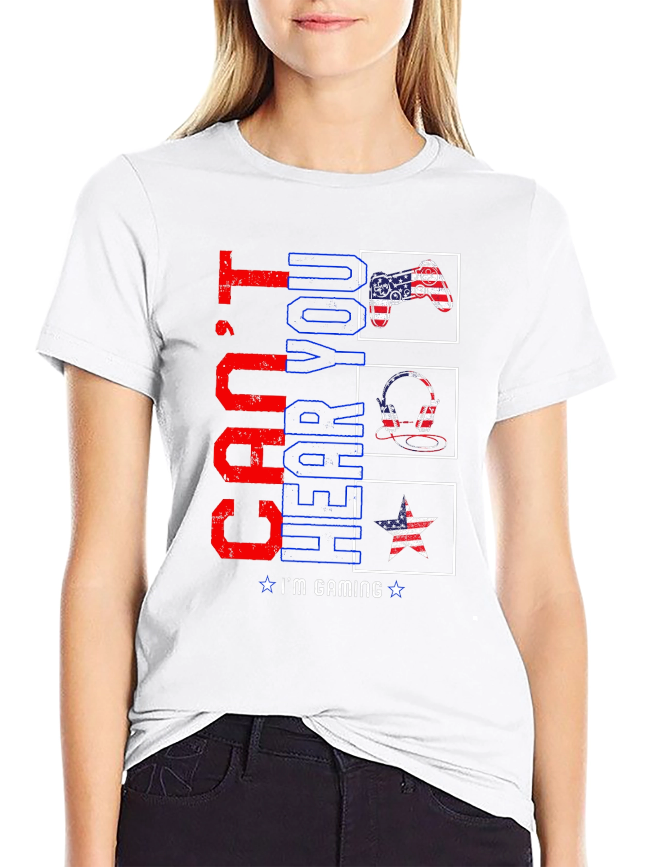 Cant Hear You Im Gaming T-Shirt