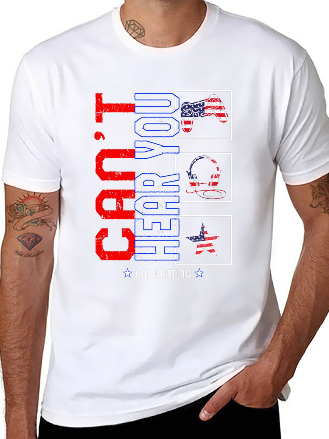 Cant Hear You Im Gaming T-Shirt