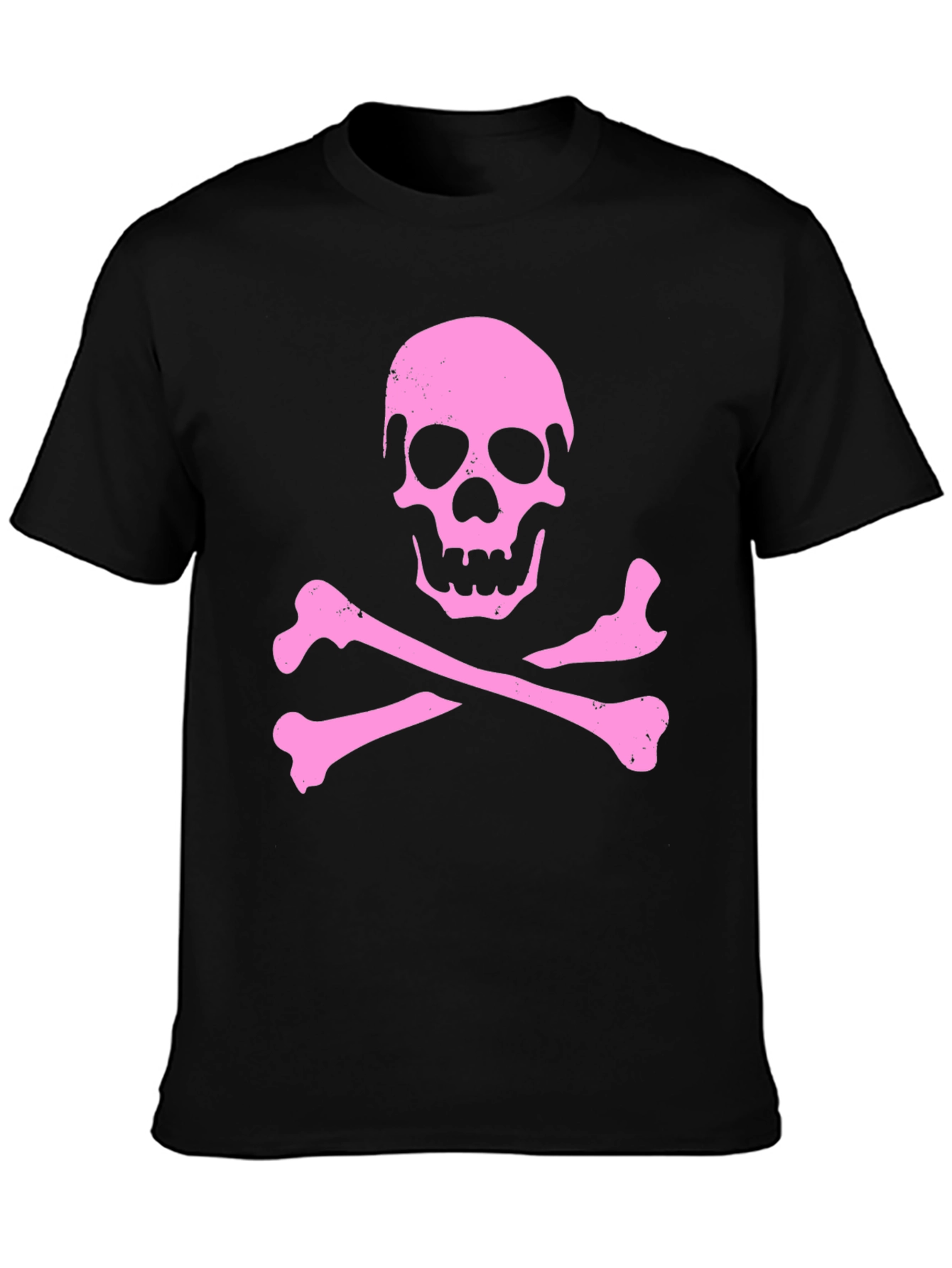 Skull & Crossbones Graphic Tee - Black