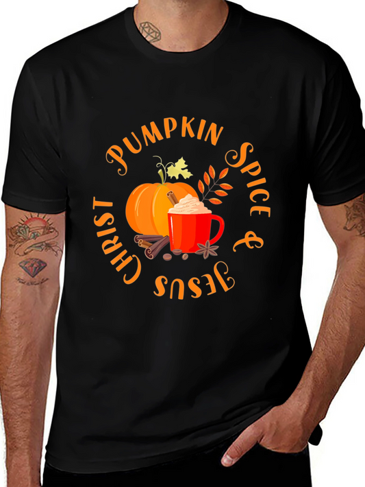 Pumpkin Spice Christ & Jesus Shirt
