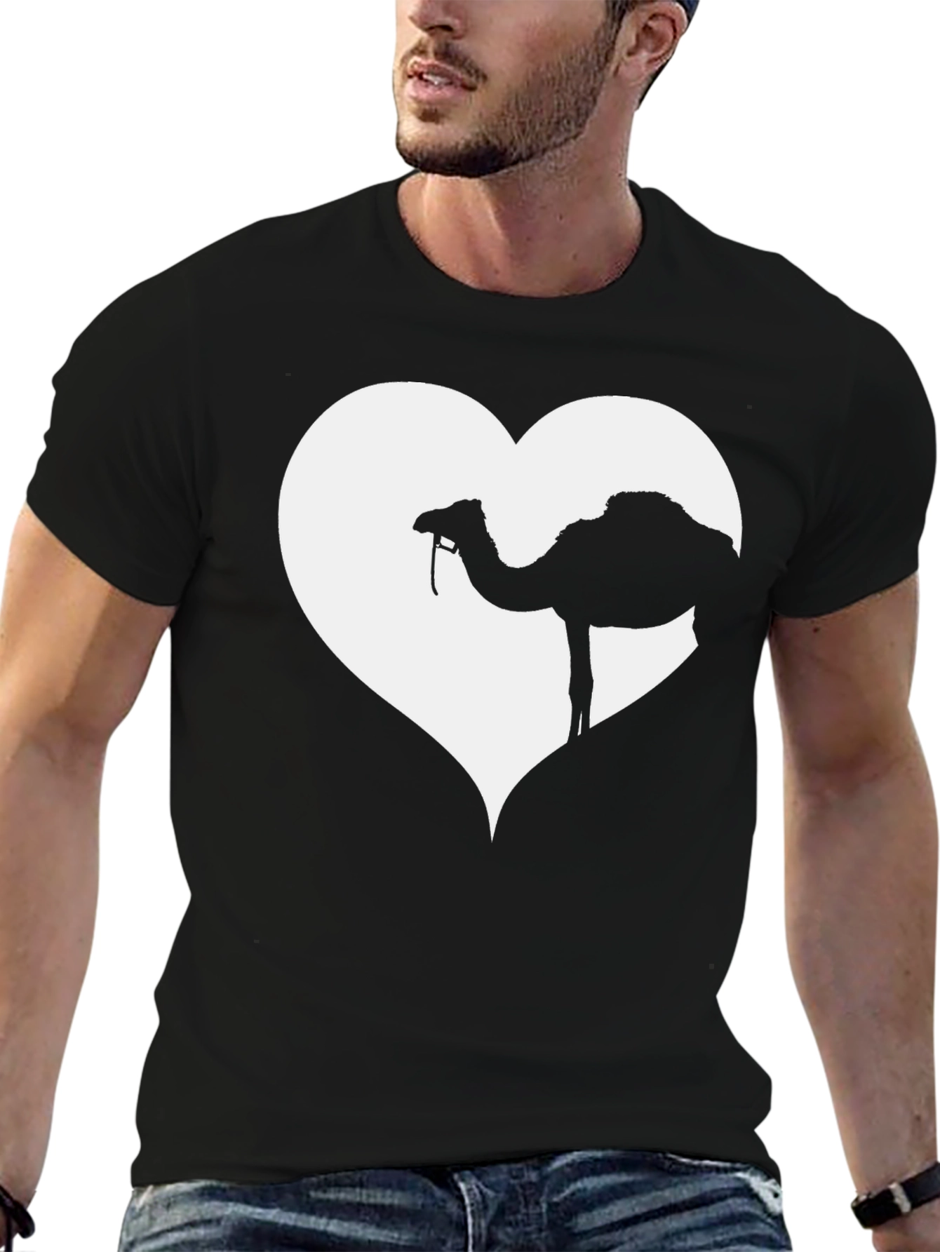 Camel Heart Graphic T-Shirt