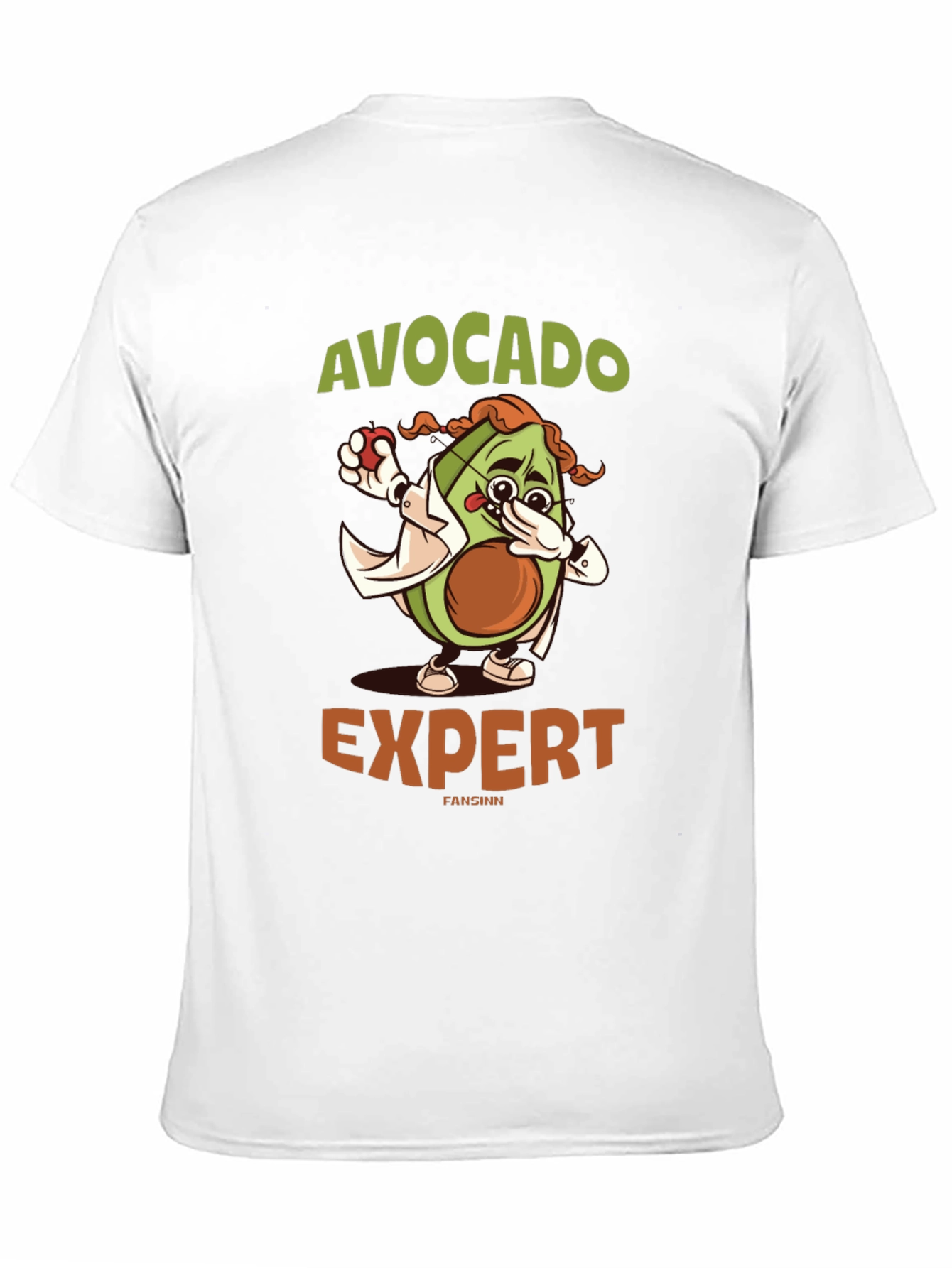 Avocado Expert Graphic T-Shirt - Funny Foodie Tee