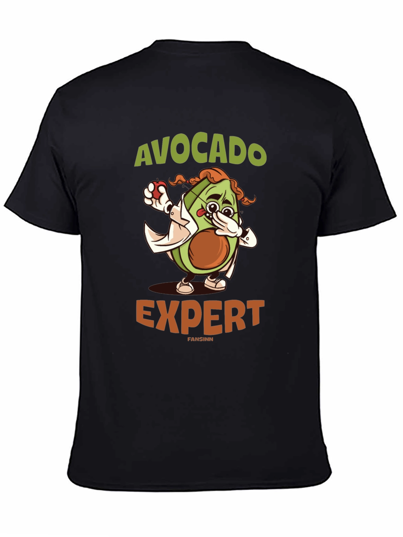 Avocado Expert Graphic T-Shirt - Funny Foodie Tee