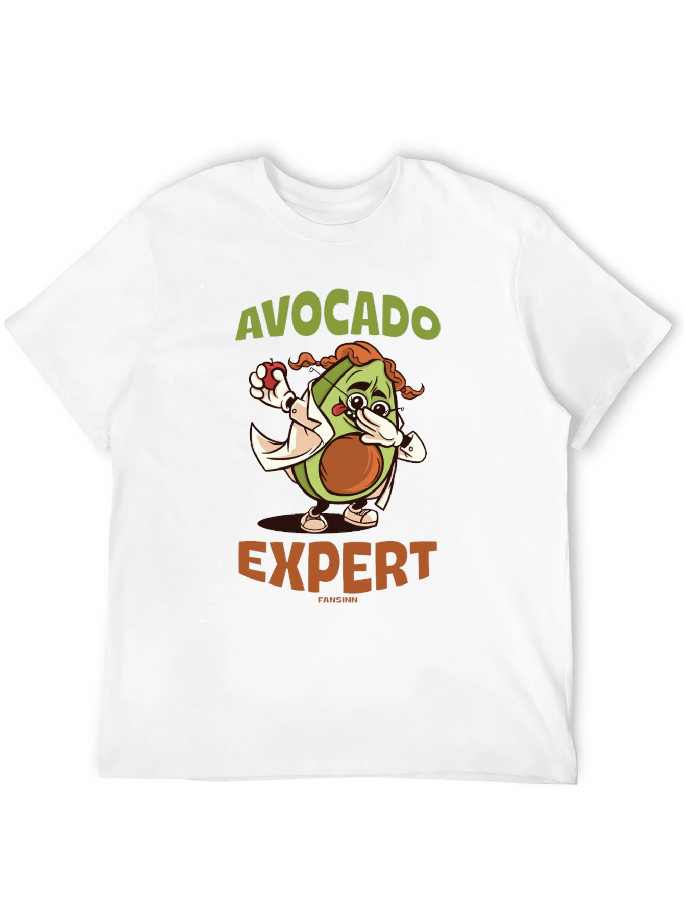 Avocado Expert Graphic T-Shirt - Funny Foodie Tee