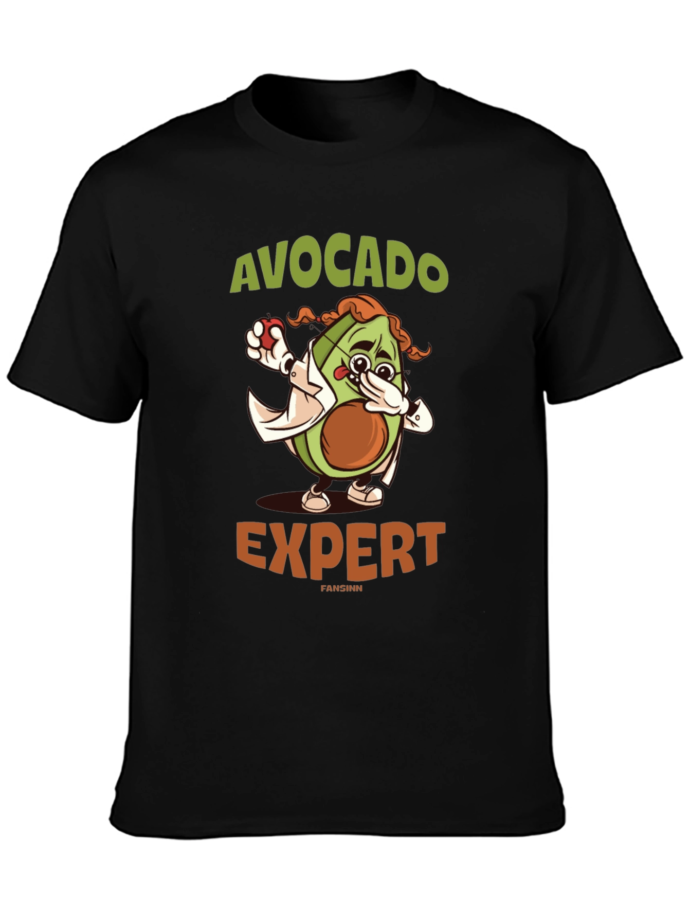 Avocado Expert Graphic T-Shirt - Funny Foodie Tee