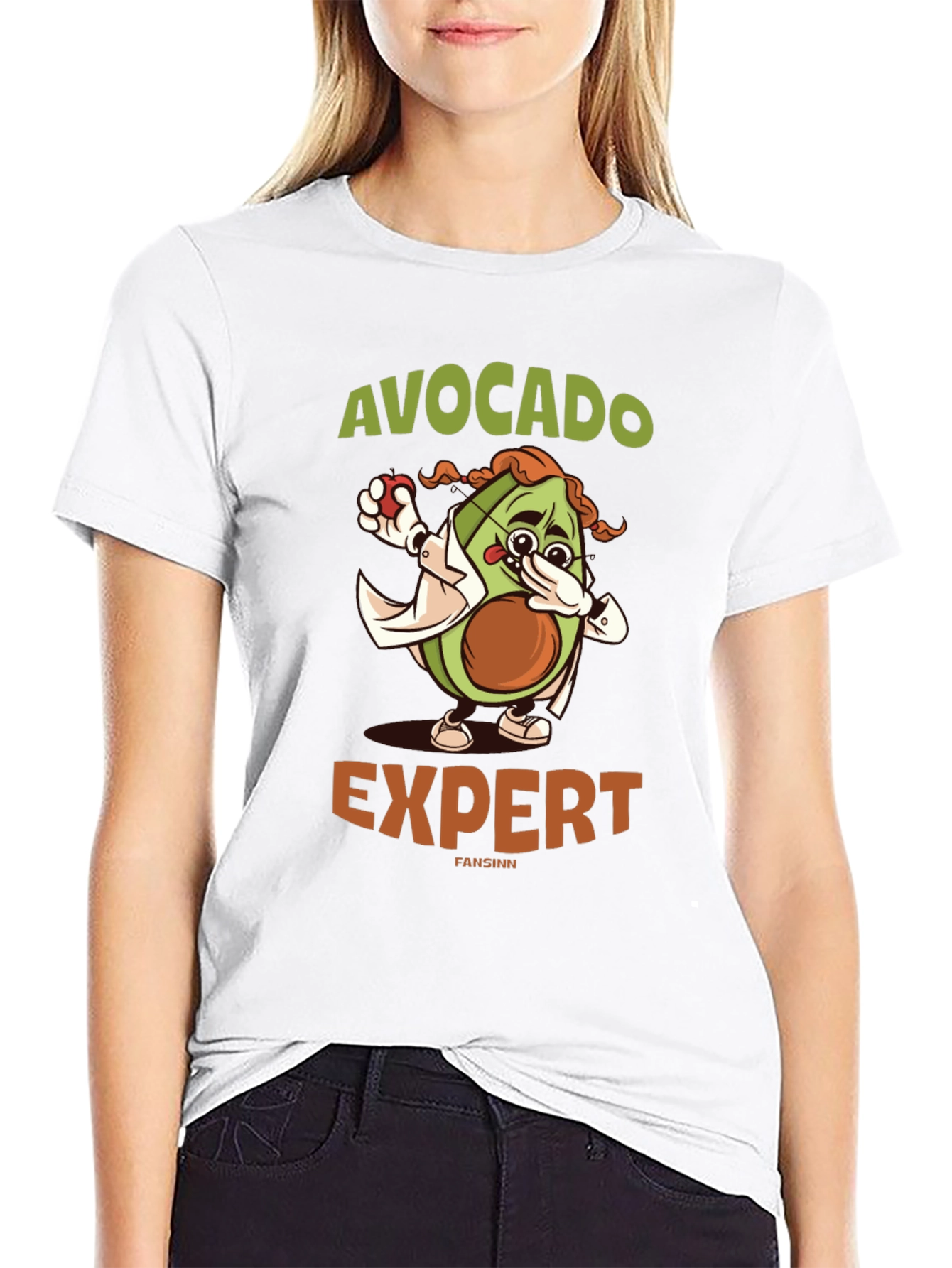 Avocado Expert Graphic T-Shirt - Funny Foodie Tee