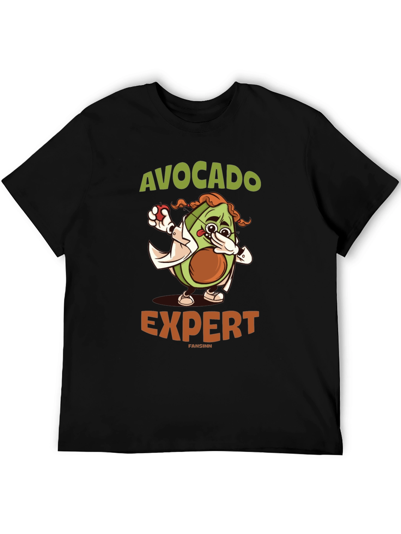 Avocado Expert Graphic T-Shirt - Funny Foodie Tee