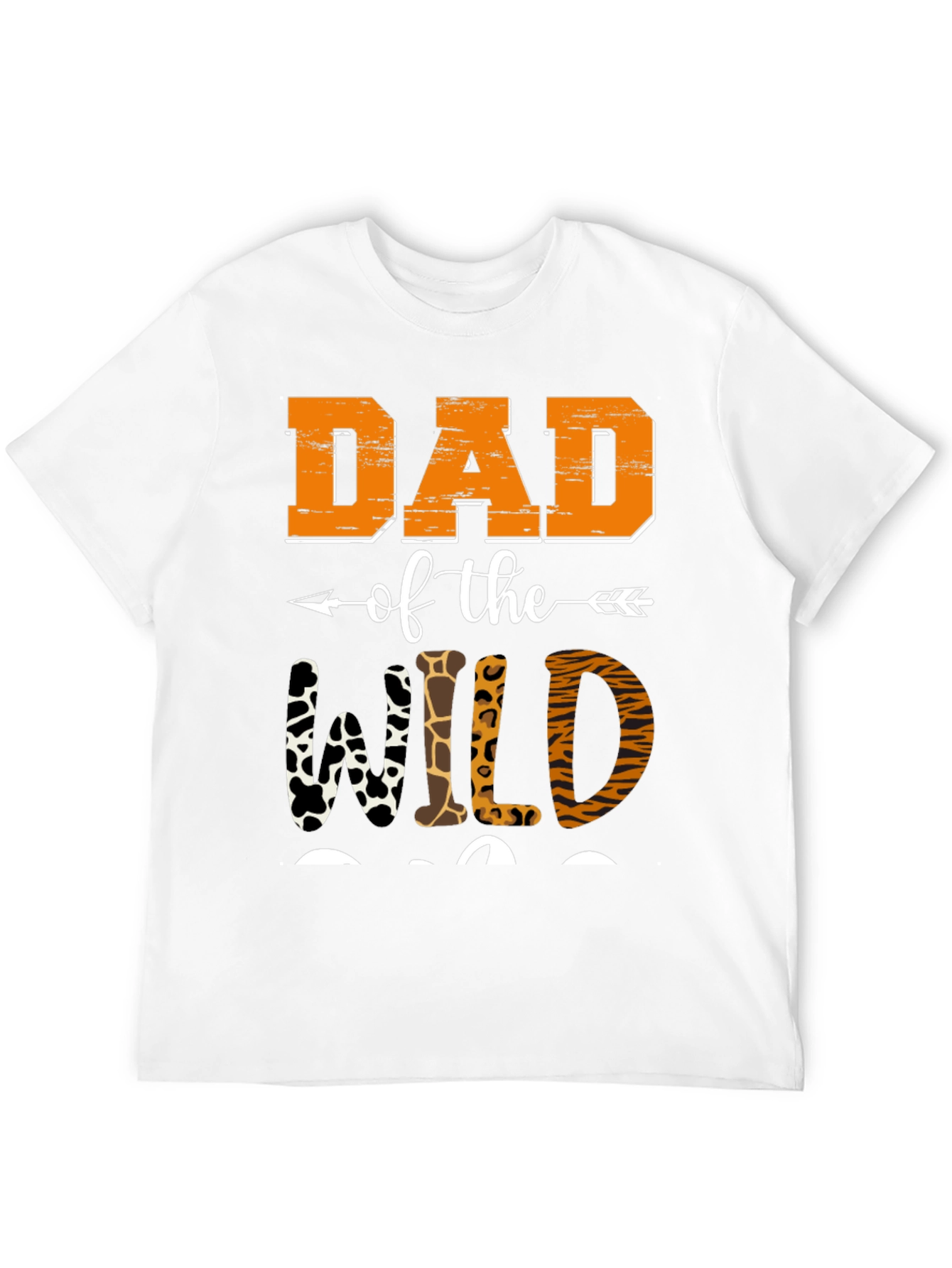 Dad of the Wild Animal Print T-Shirt