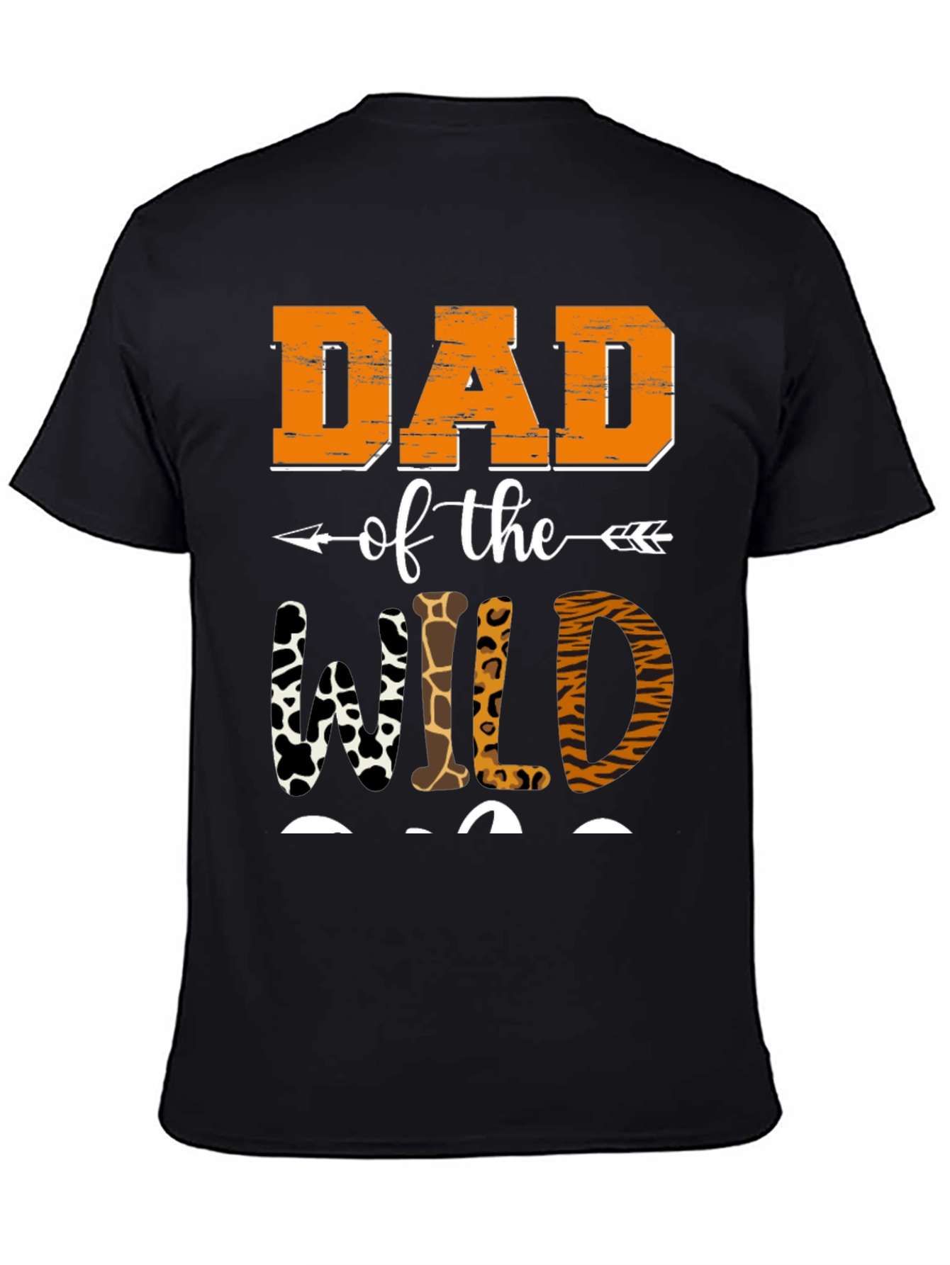 Dad of the Wild Animal Print T-Shirt