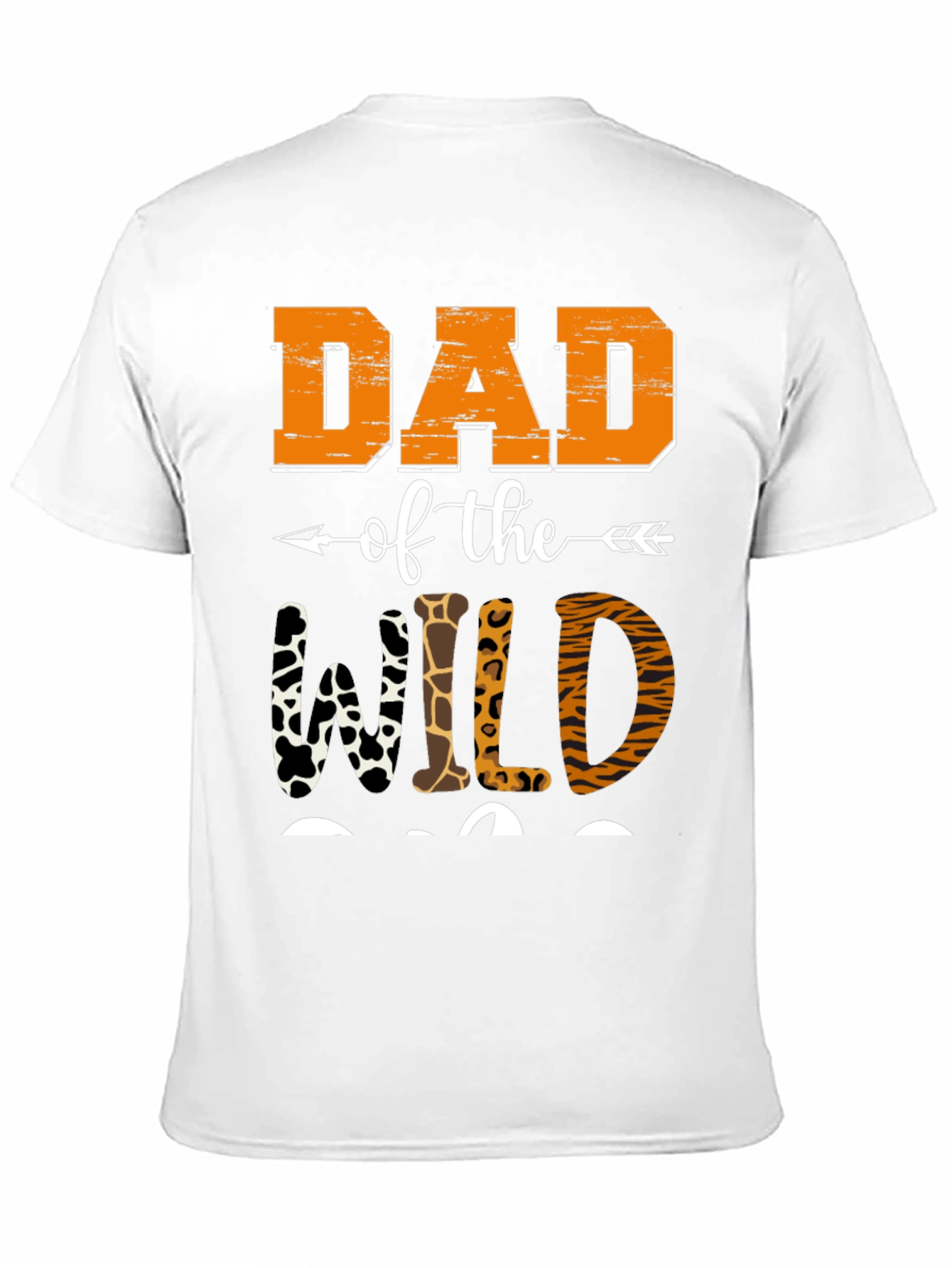Dad of the Wild Animal Print T-Shirt