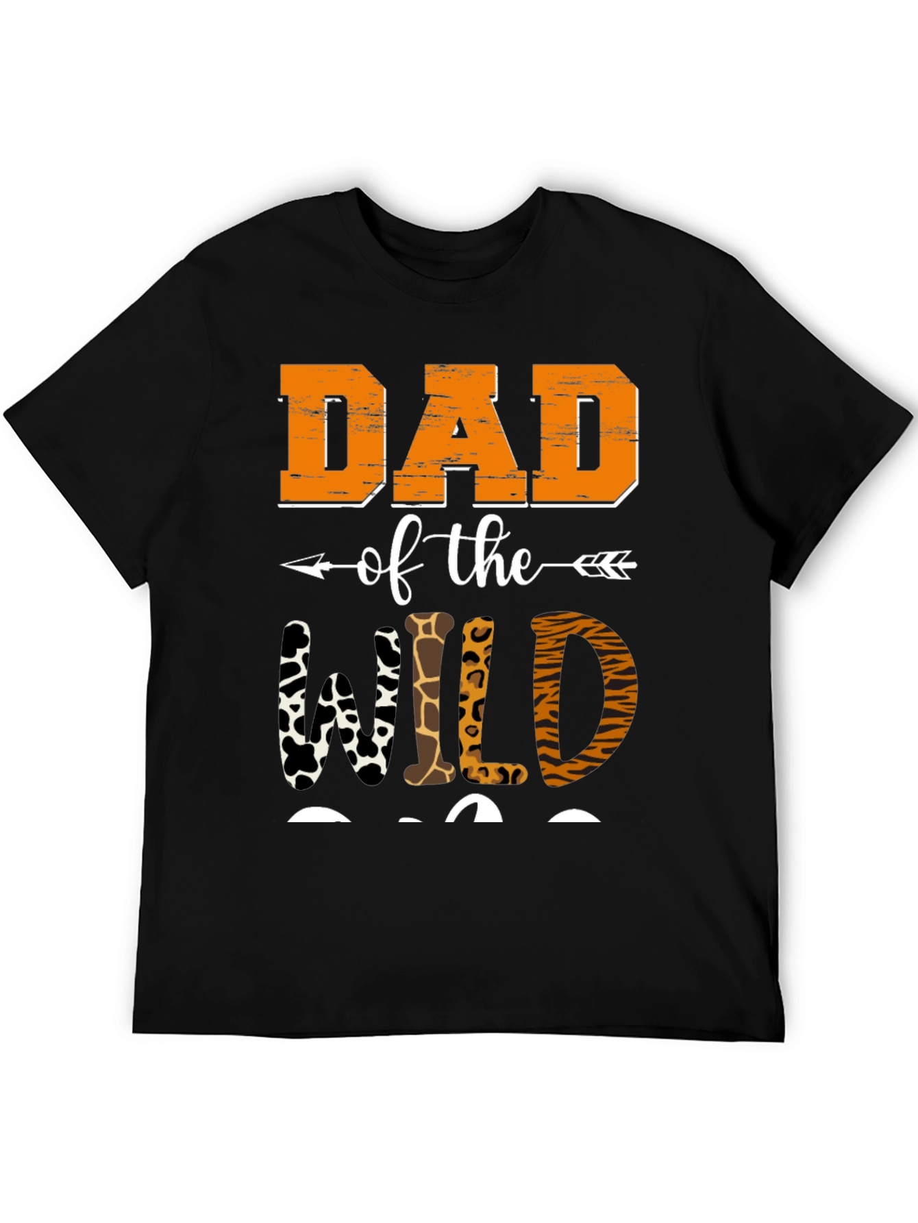 Dad of the Wild Animal Print T-Shirt