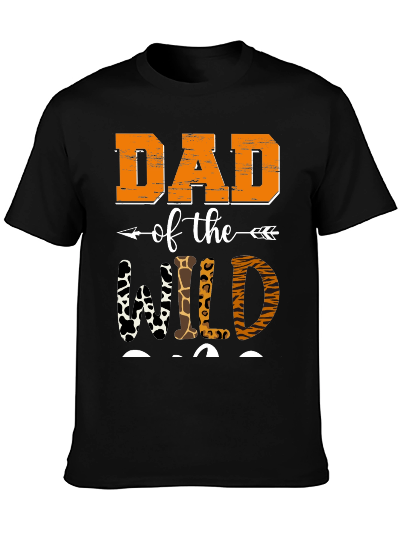 Dad of the Wild Animal Print T-Shirt