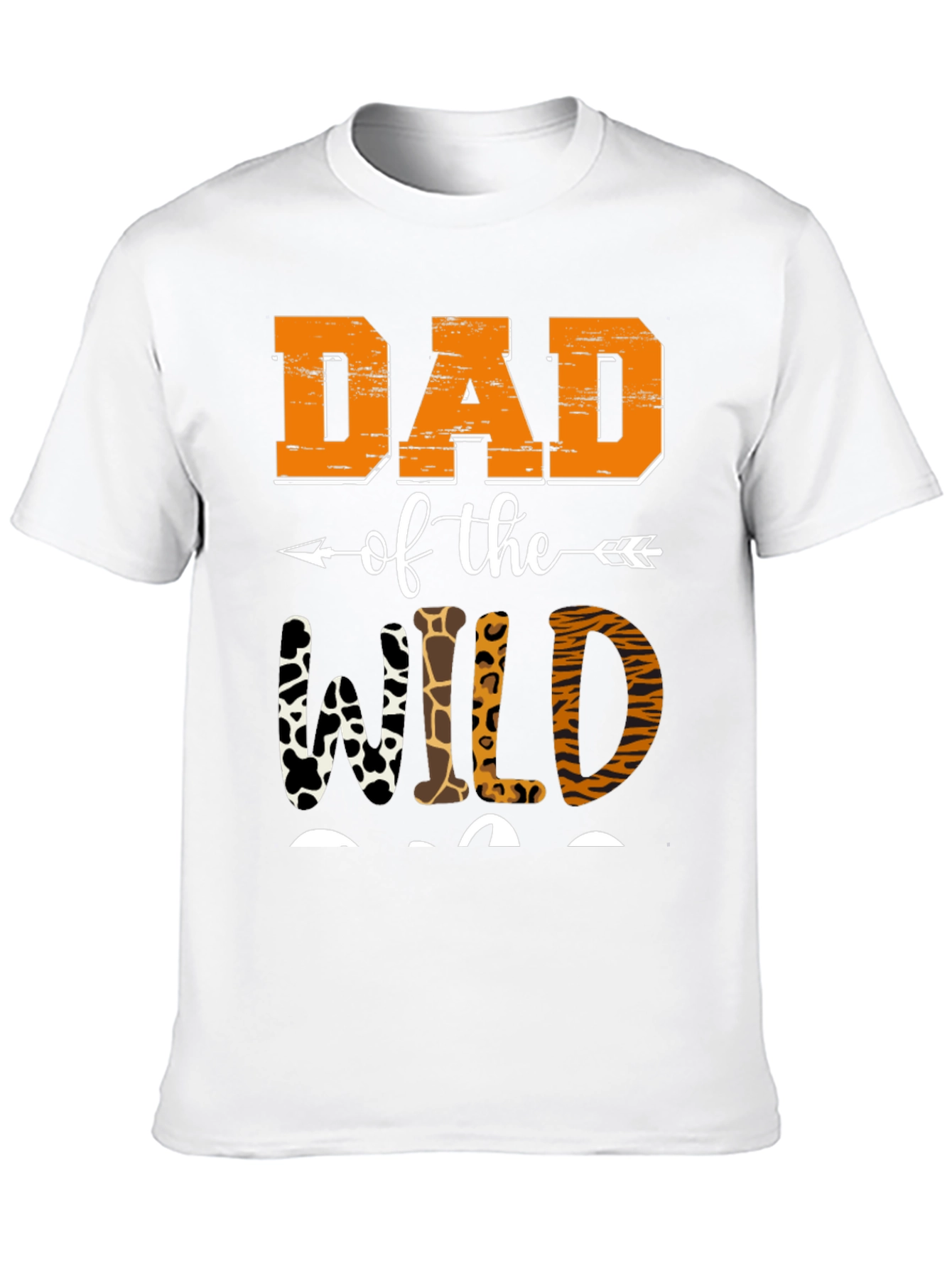 Dad of the Wild Animal Print T-Shirt