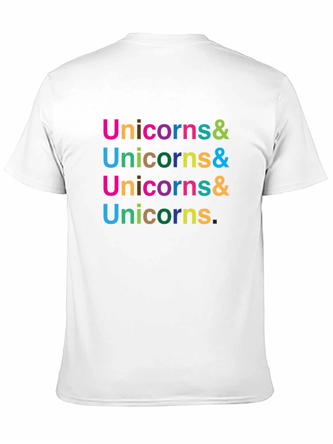 Unicorns & Black Graphic Tee