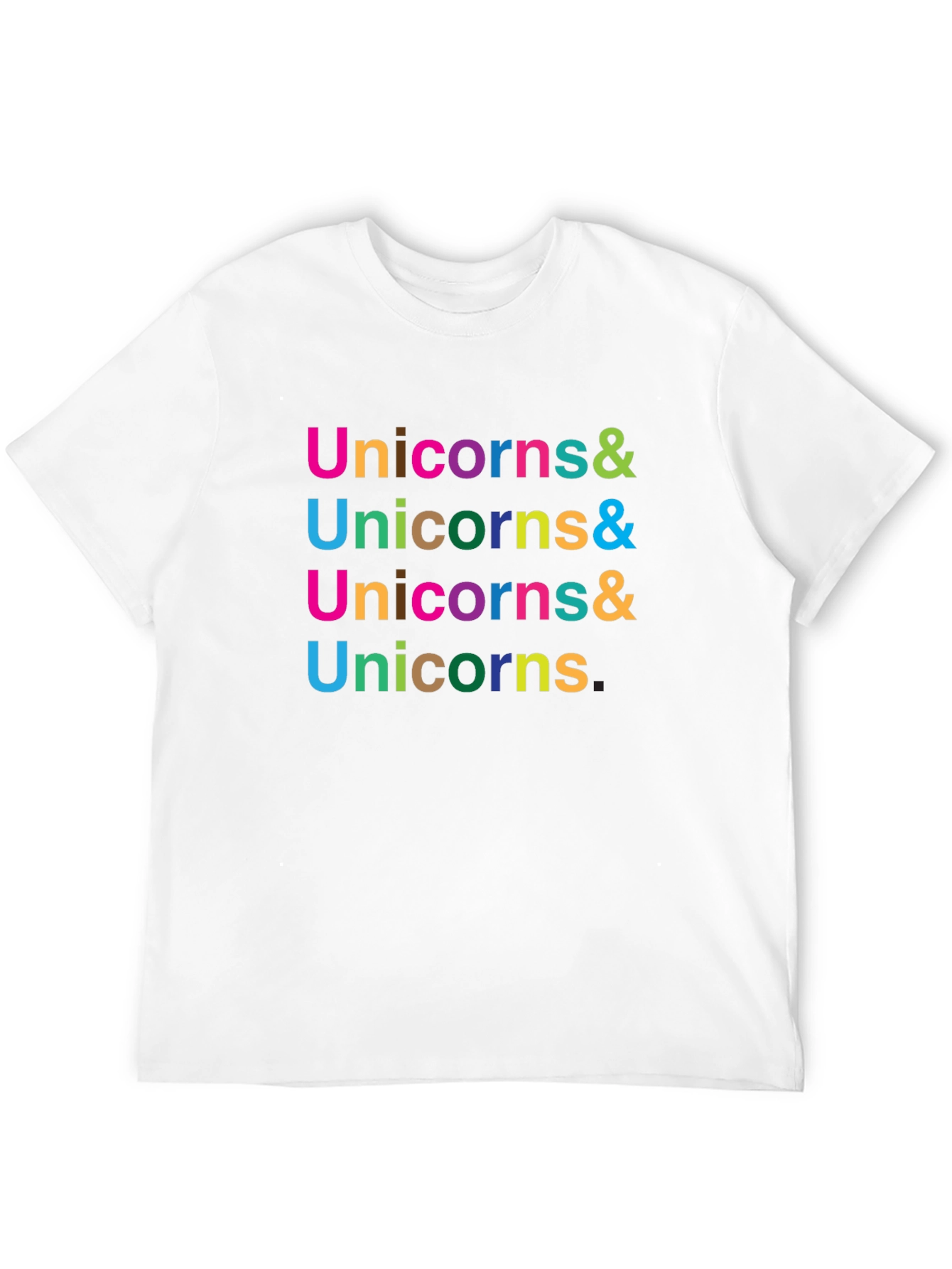 Unicorns & Black Graphic Tee
