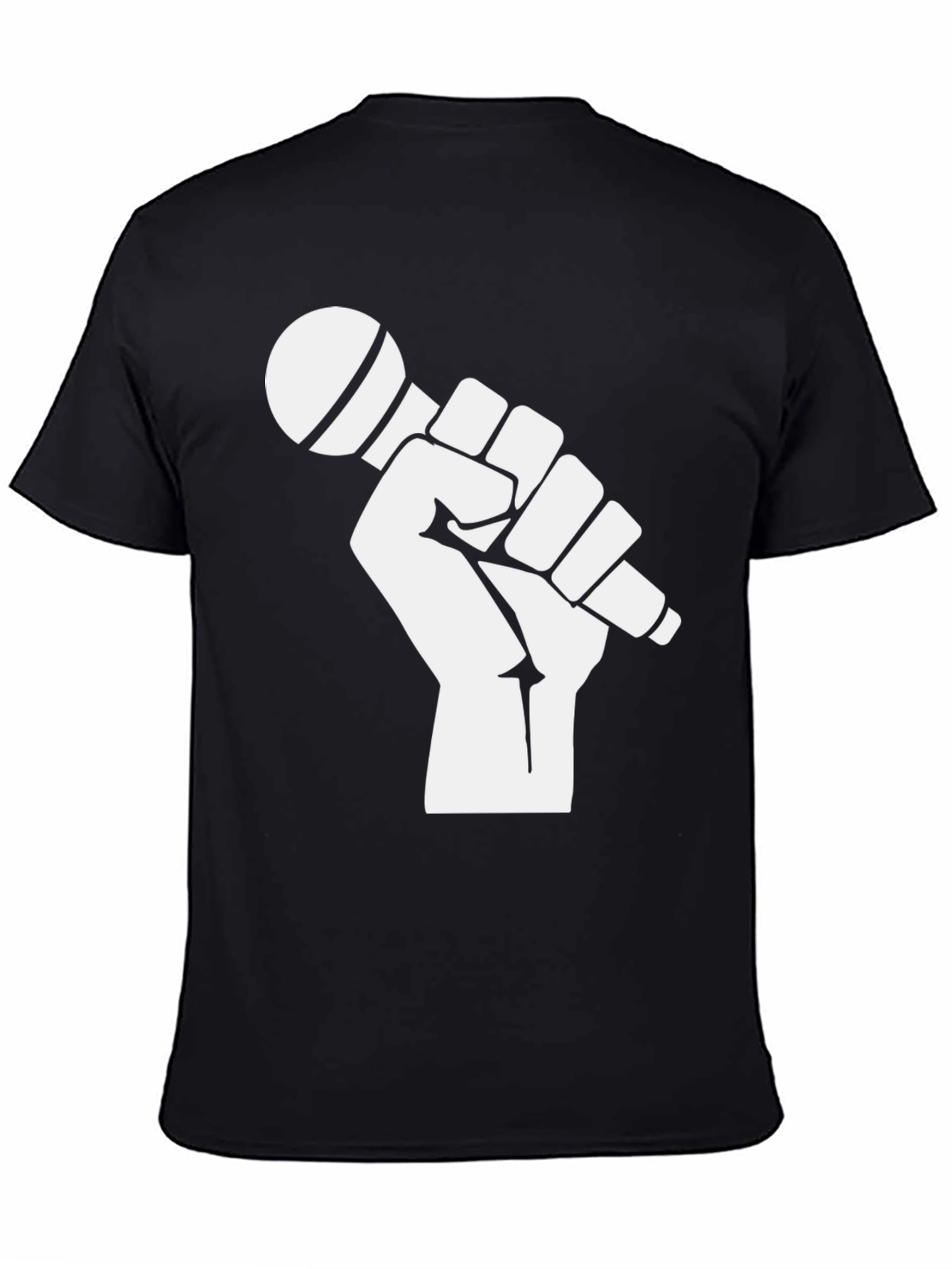 Empower Your Voice: Fist Holding Mic Graphic Tee