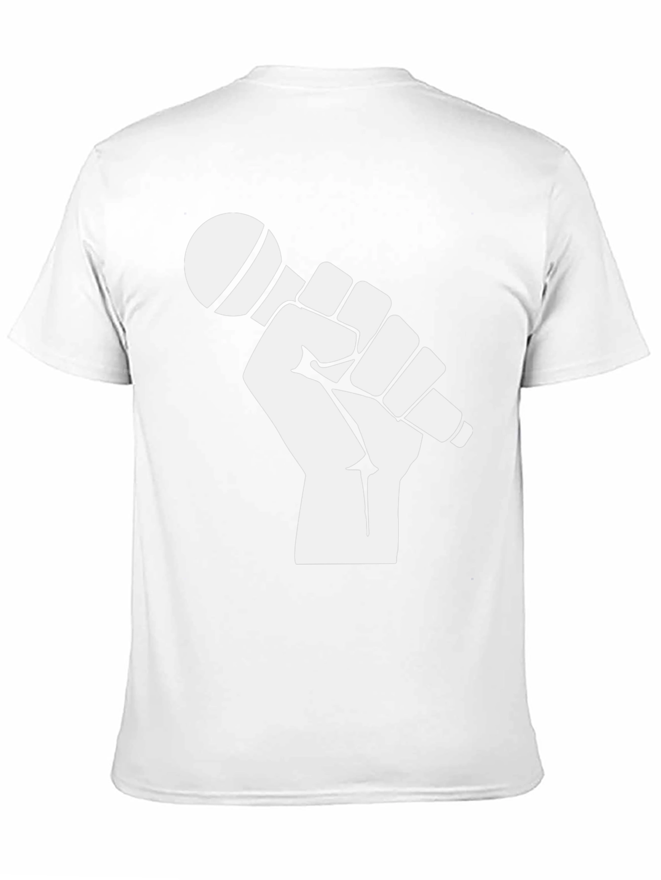 Empower Your Voice: Fist Holding Mic Graphic Tee