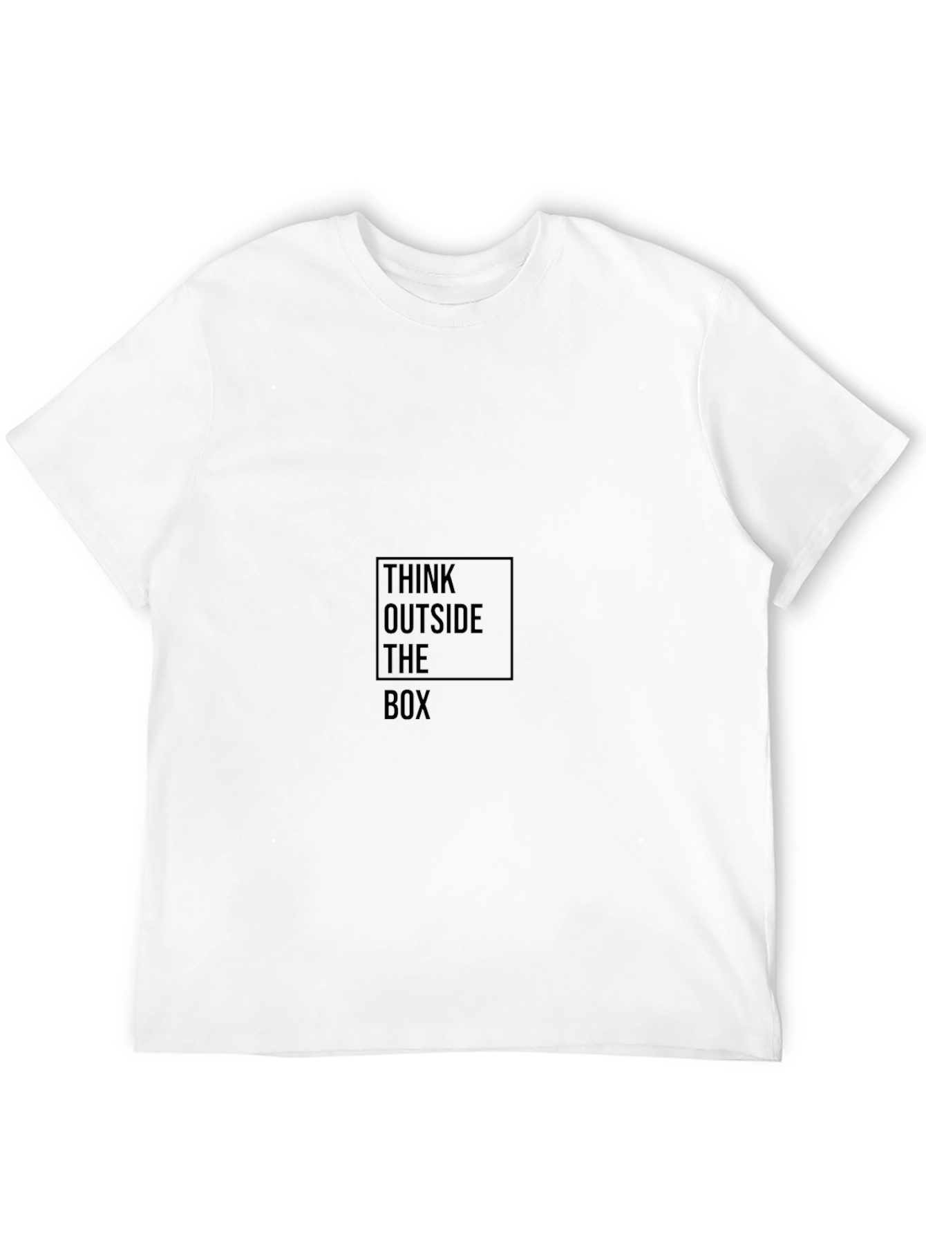 Think Outside the Box Black T-Shirt