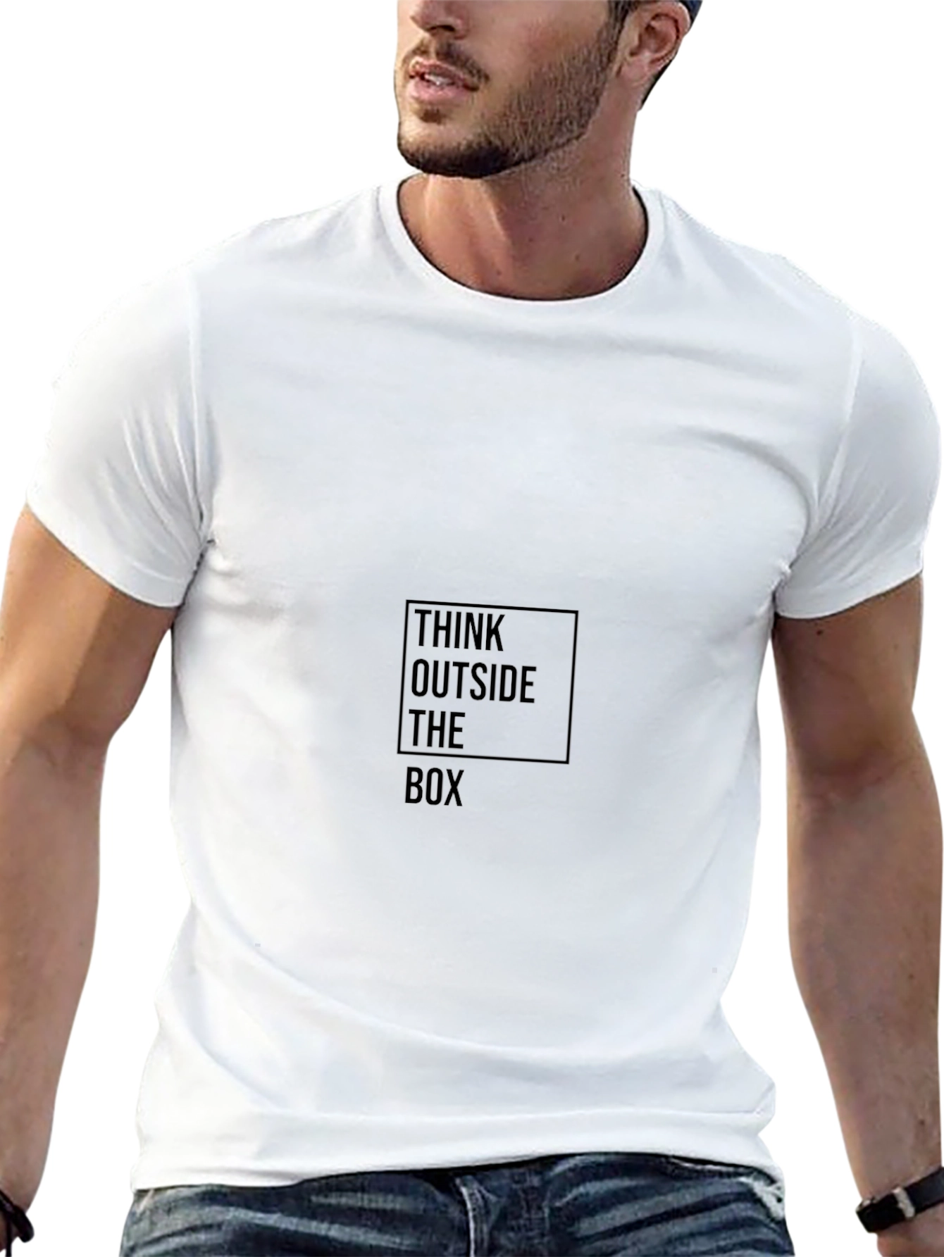 Think Outside the Box Black T-Shirt