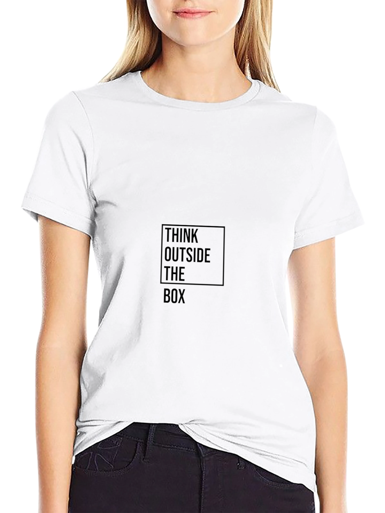 Think Outside the Box Black T-Shirt