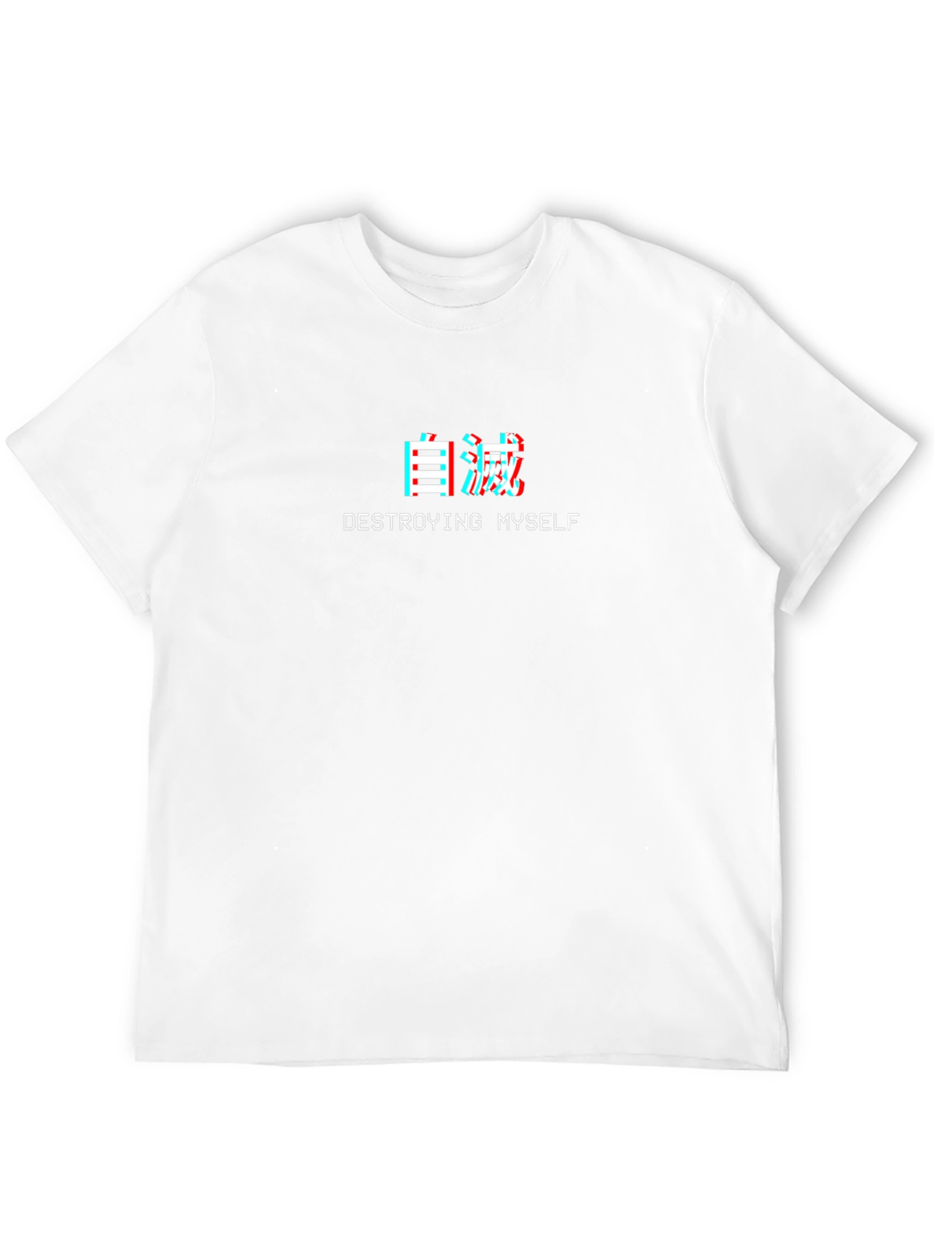 Destroying Myself Graphic Tee - Black