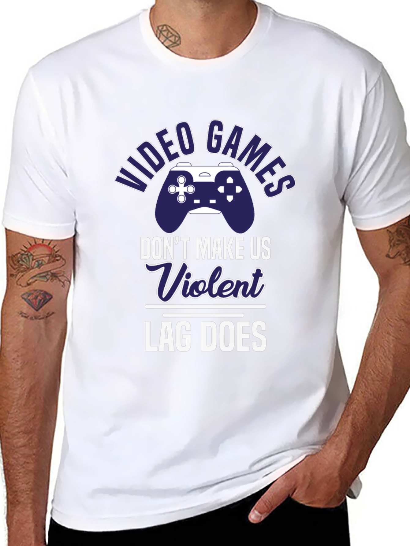 Video Games Lag Does T-Shirt - Funny Gamer Tee