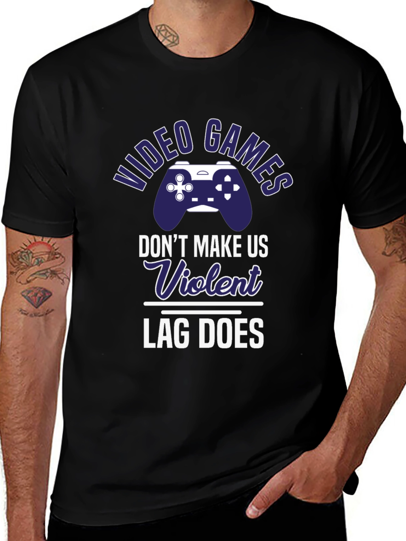 Video Games Lag Does T-Shirt - Funny Gamer Tee